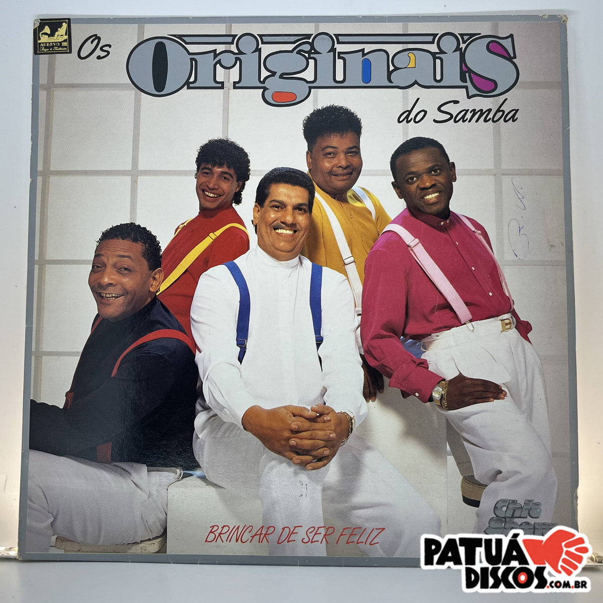 Disco de vinil Os originais do samba - Brincar de ser feliz