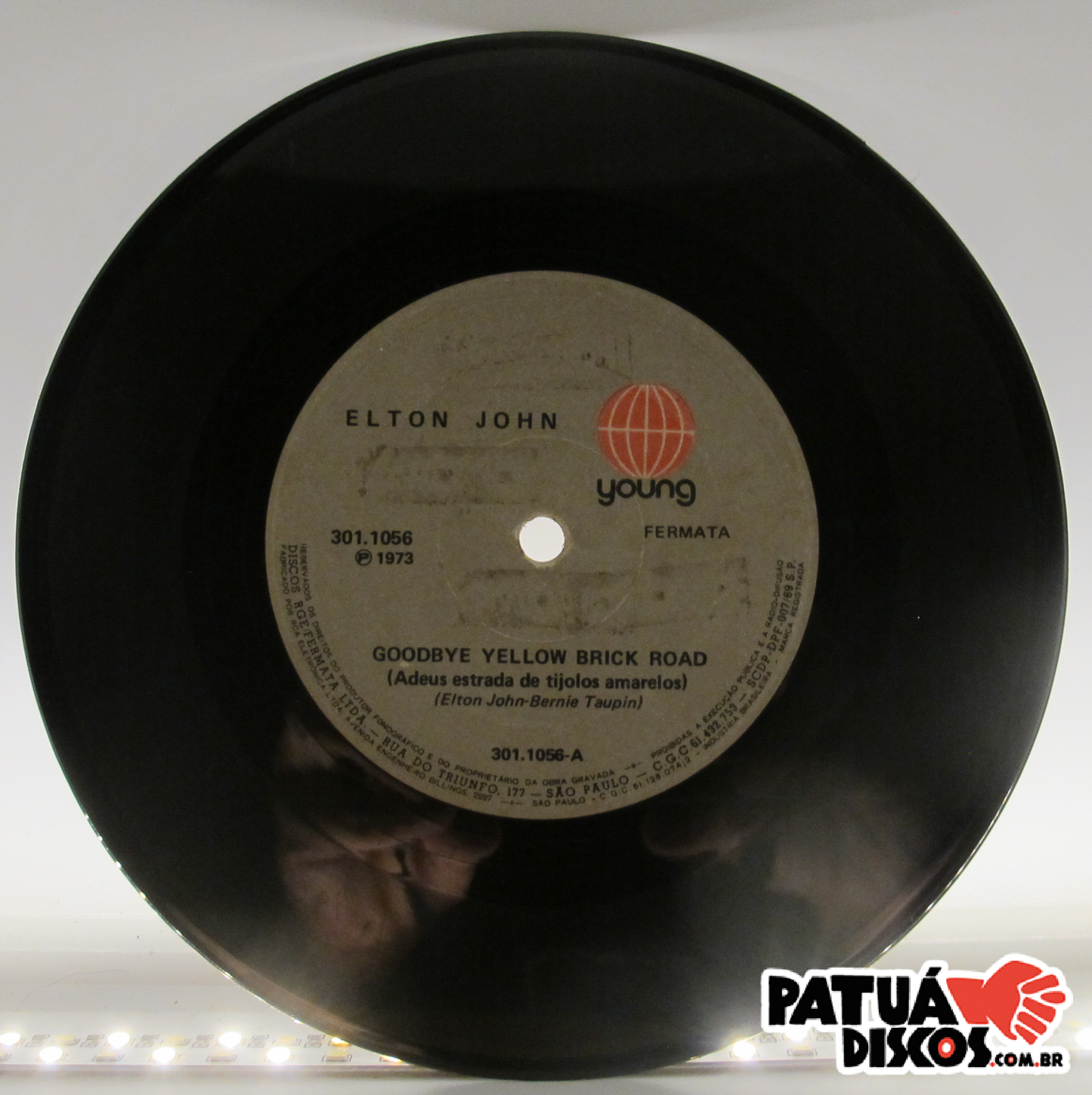 Elton John - Goodbye Yellow Brick Road = Adeus Estrada De Tijolos Amarelos - 7"
