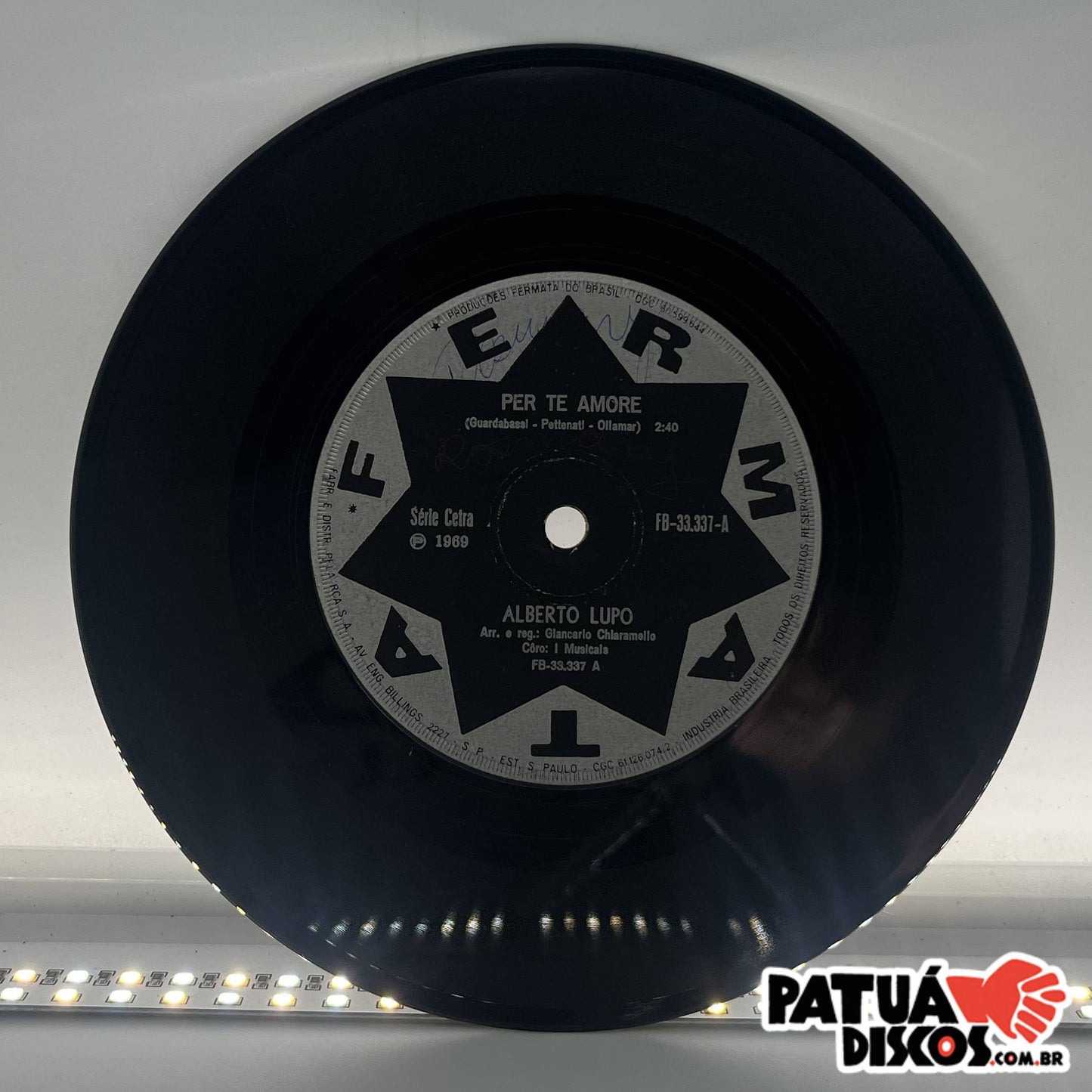 Alberto Lupo - Per Te Amore - 7"