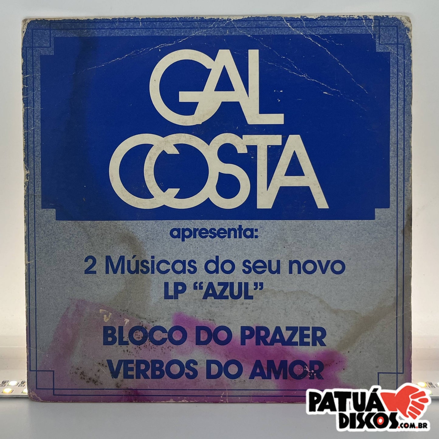 Gal Costa - Apresenta: 2 Músicas Do Seu Novo LP "Azul" - 7"