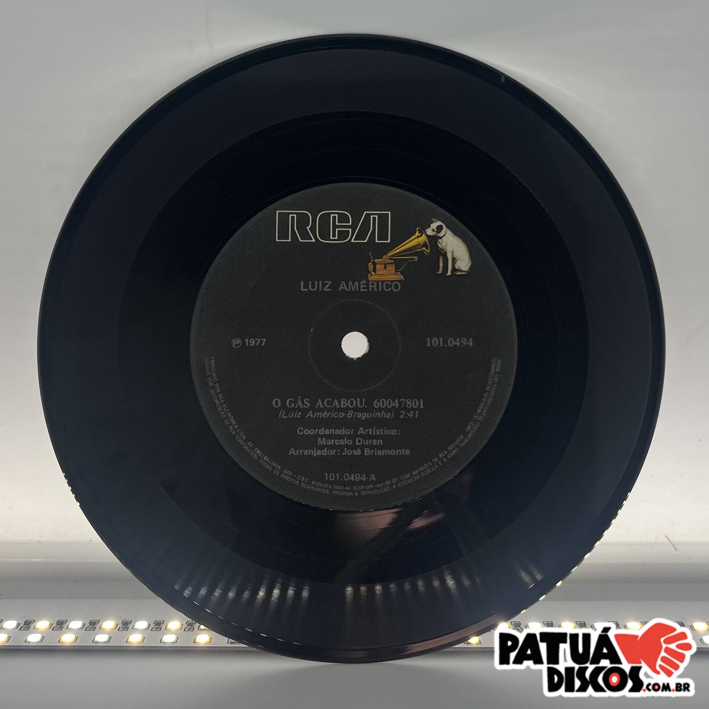 Luiz Américo - O Gás Acabou / Quando A Saudade Apertar - 7"