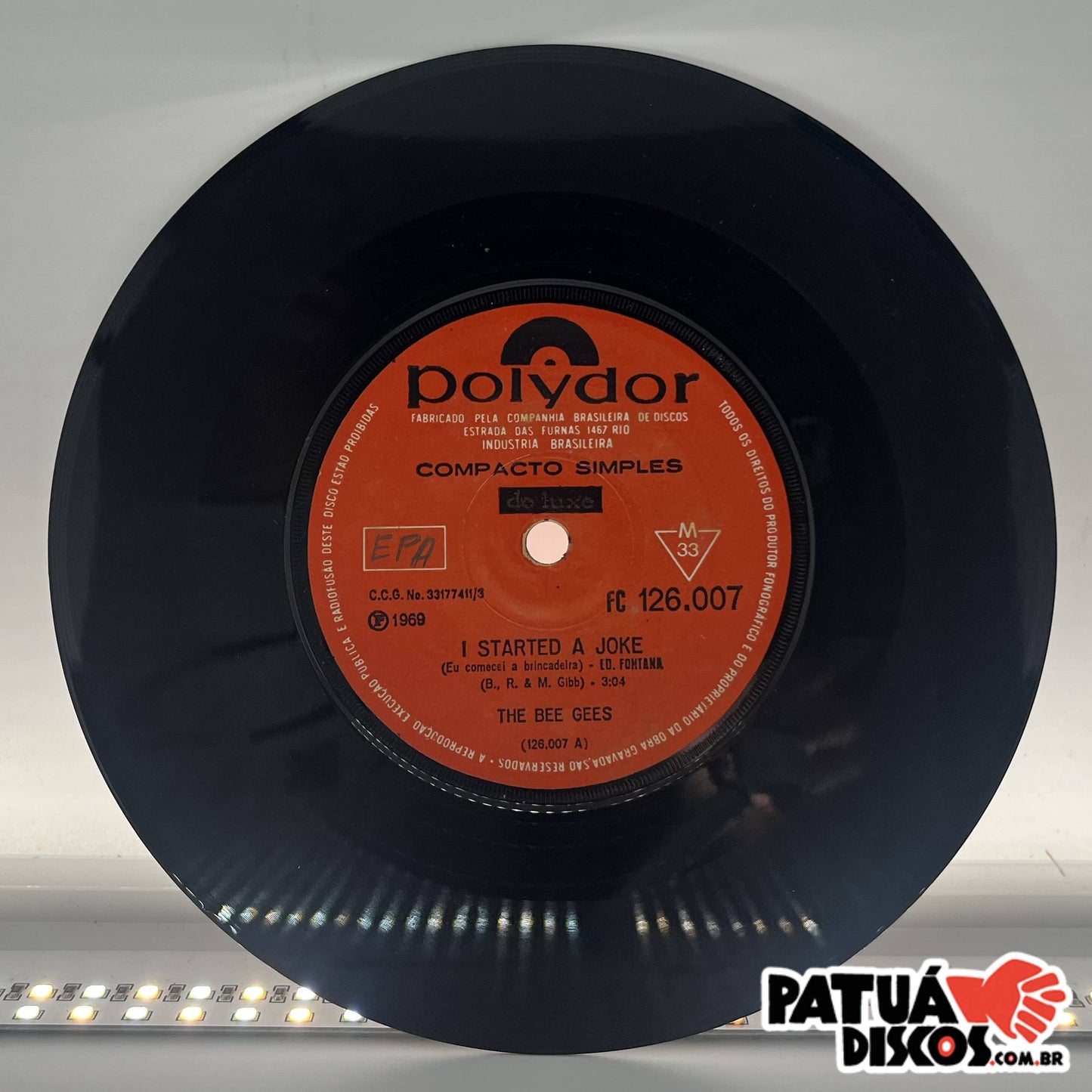 The Bee Gees - I Started A Joke - 7"