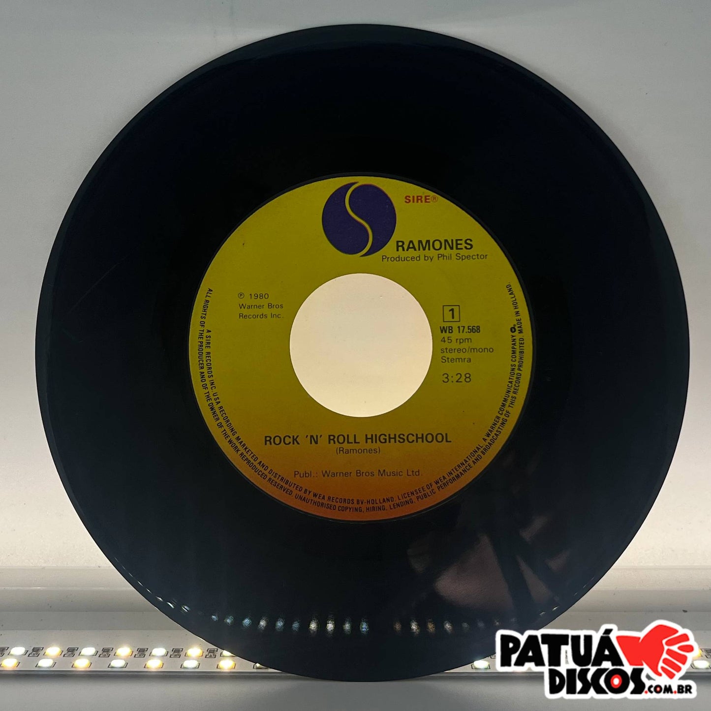 Ramones - Rock 'N' Roll High School - 7"