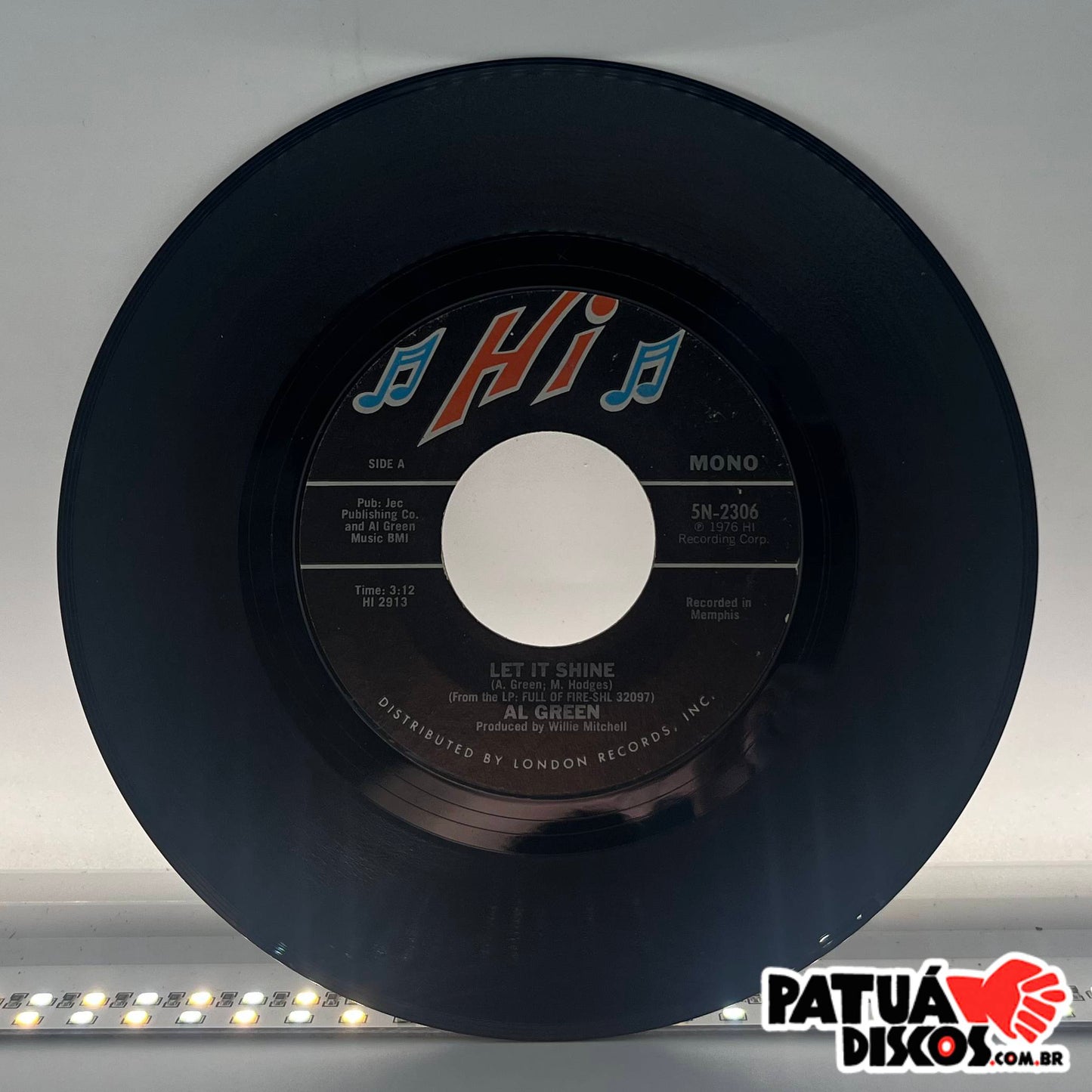 Al Green - Let It Shine / There's No Way - 7"