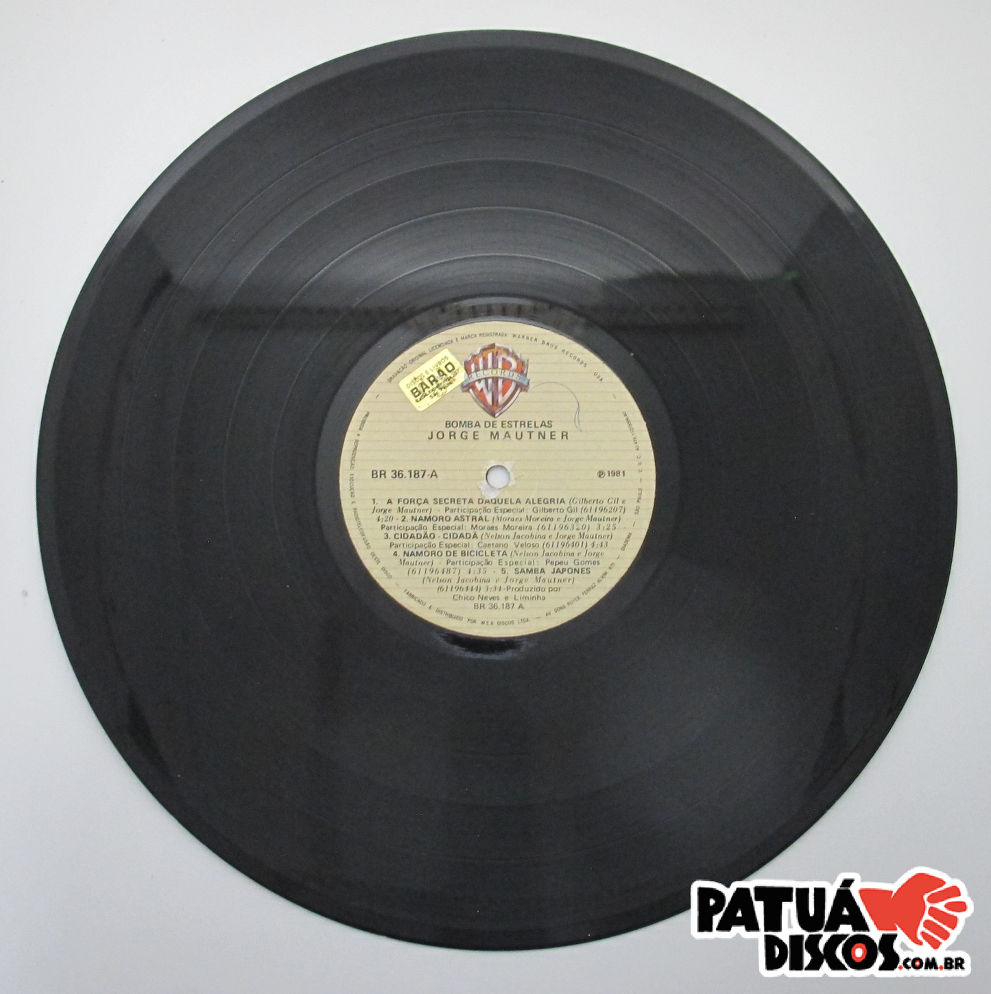 Jorge Mautner - Bomba De Estrelas - LP