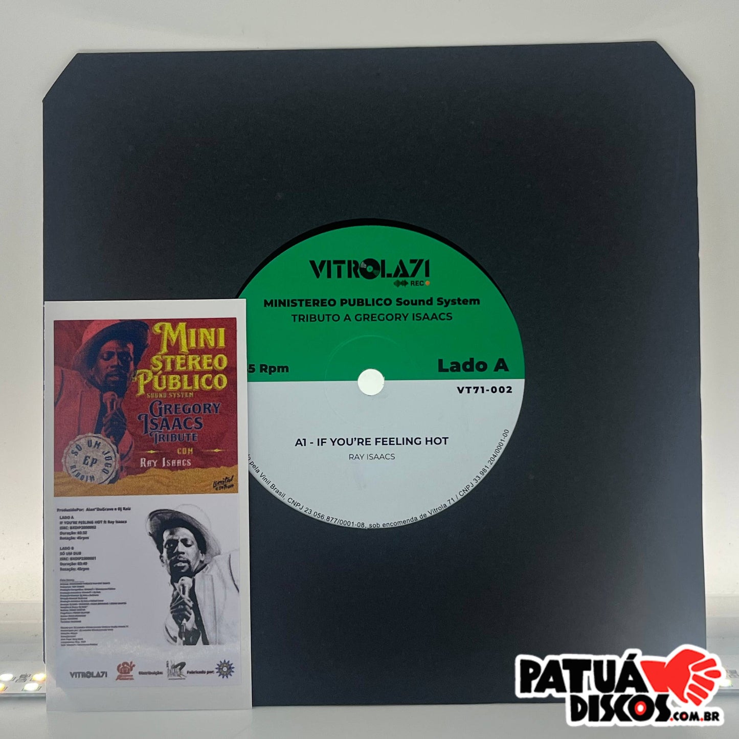 Ray Isaacs - Tributo a Gregory Isaacs - 7"