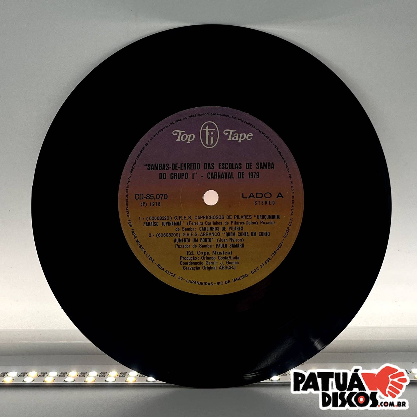 Vários Artistas - Sambas-De-Enredo Das Escolas De Samba Do Grupo 1 - Carnaval 1979 - 7"