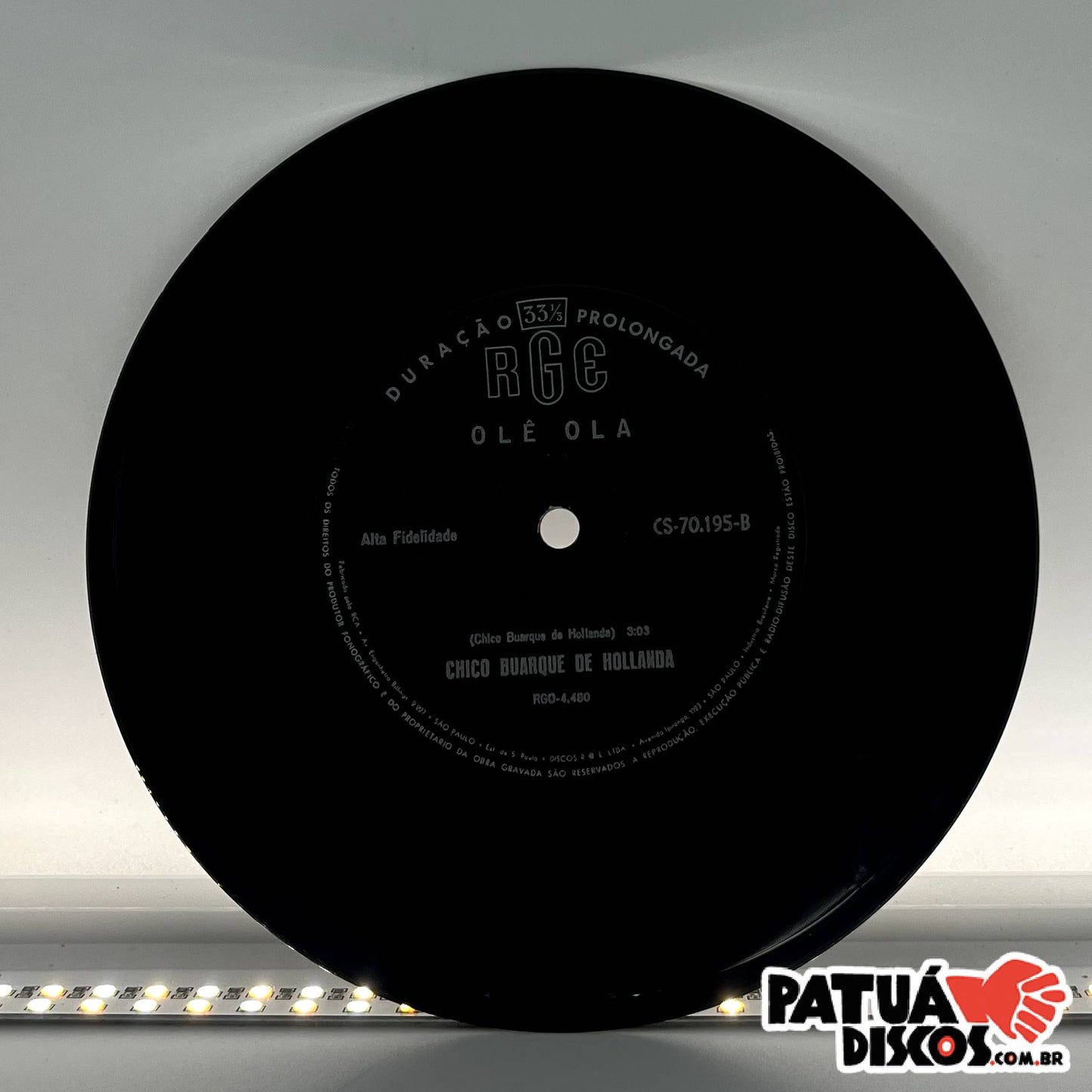 Chico Buarque De Hollanda - Meu Refrão - 7"