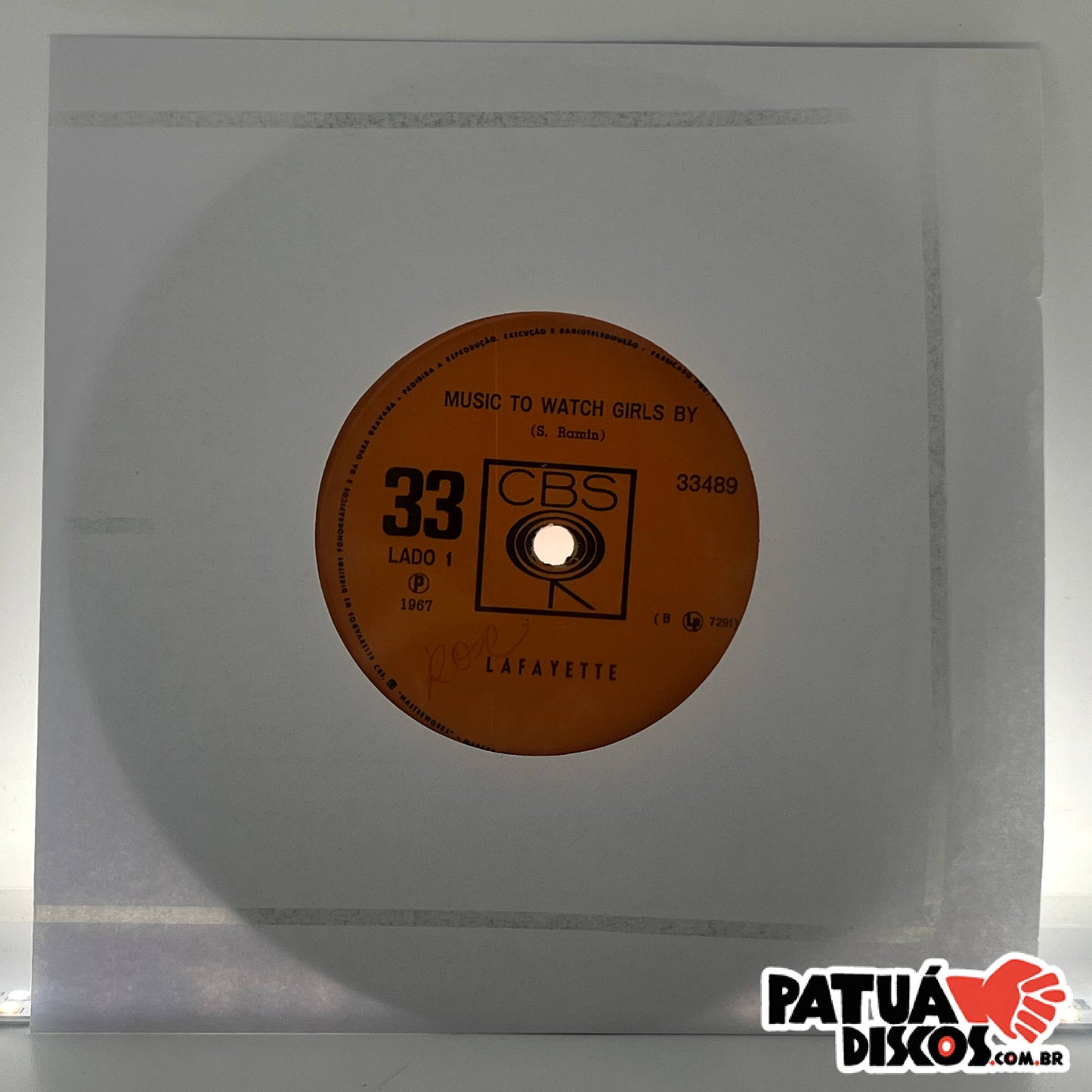 Lafayette - Music To Watch Girls By - 7"