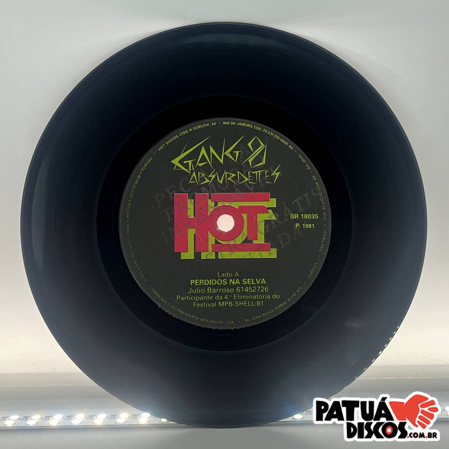 Gang 90 • Absurdettes - Perdidos Na Selva - 7"