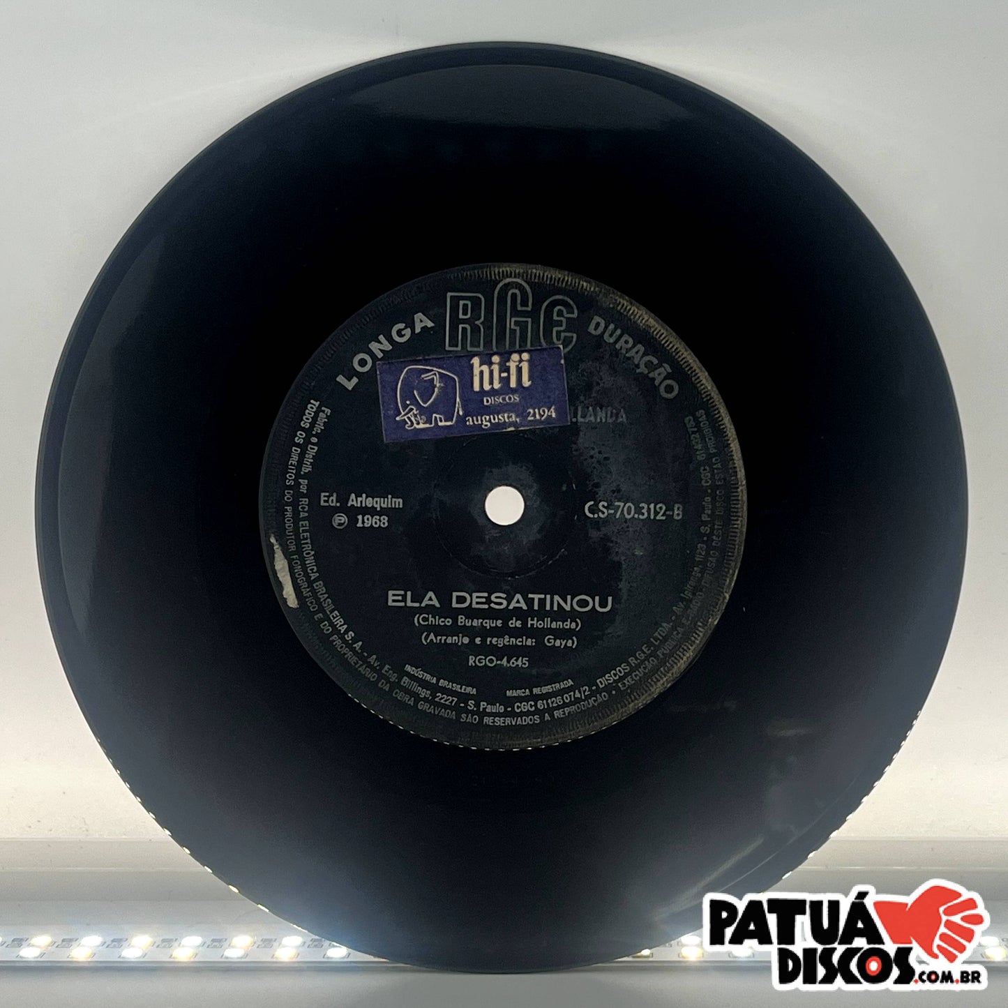 Chico Buarque De Hollanda - Bom Tempo - 7"