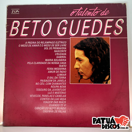 Beto Guedes - O Talento De Beto Guedes - 2XLP