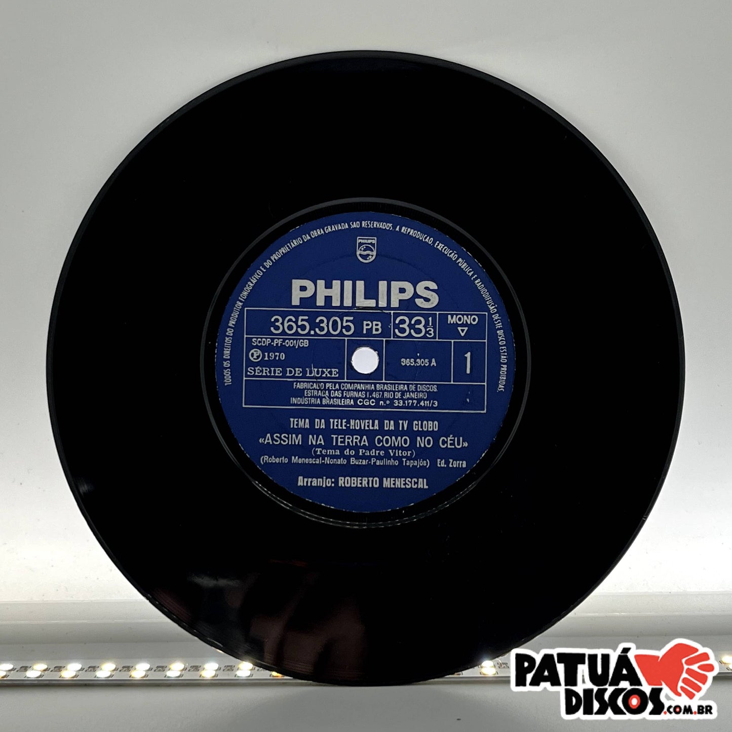 Vários Artistas -Assim Na Terra Como No Céu (Tema Do Padre Vitor) (Tema Da Tele-Novela Da TV Globo) - 7"