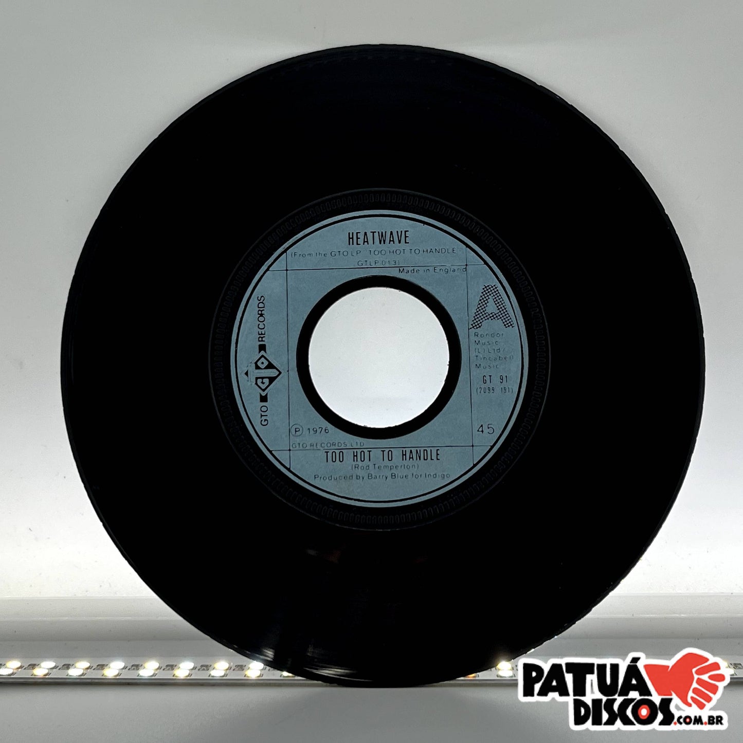 Heatwave - Too Hot To Handle - 7"