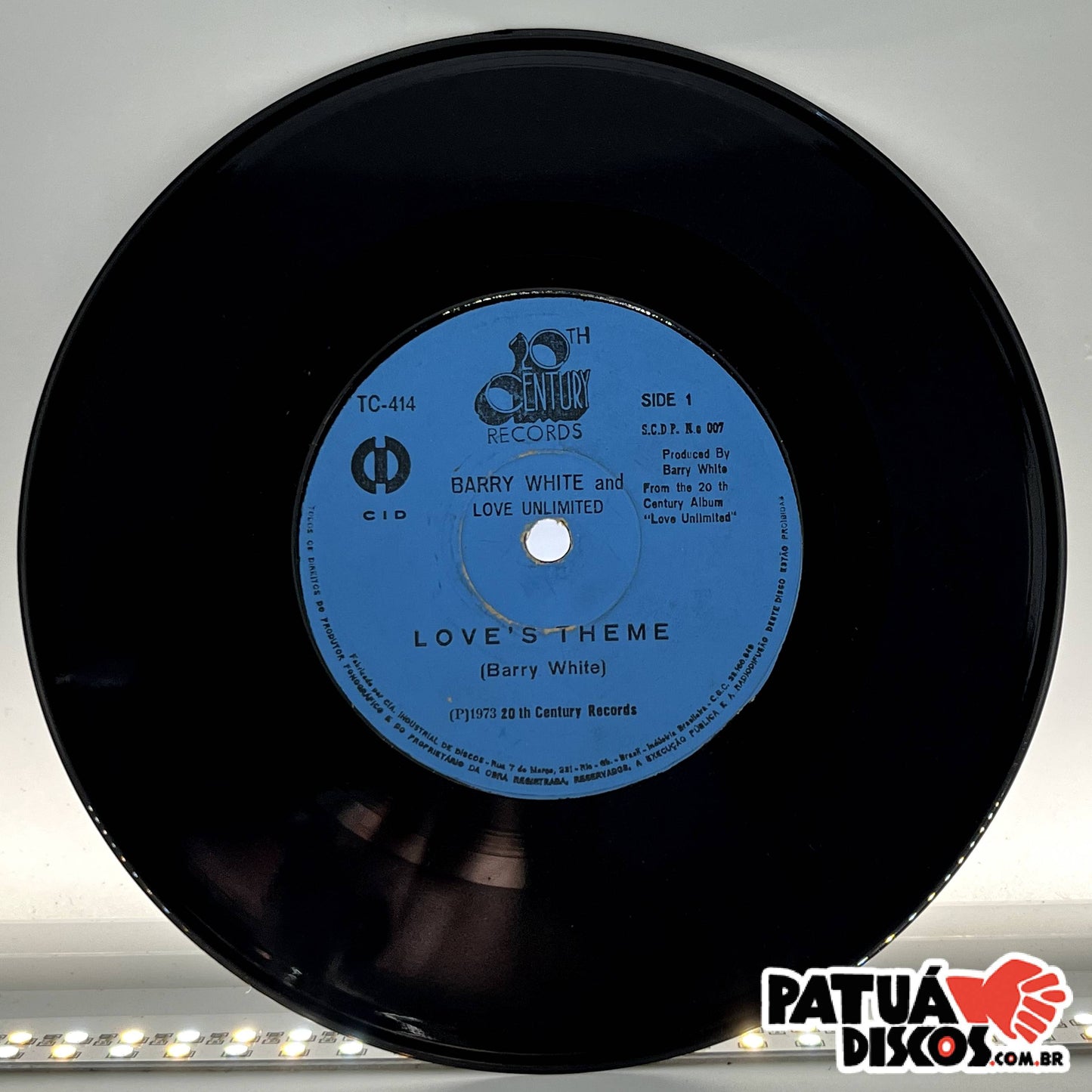 Barry White And Love Unlimited - Love's Theme - 7"