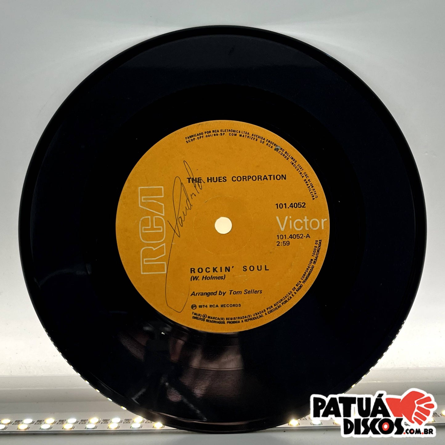 The Hues Corporation - Rockin' Soul / Go To The Poet - 7"