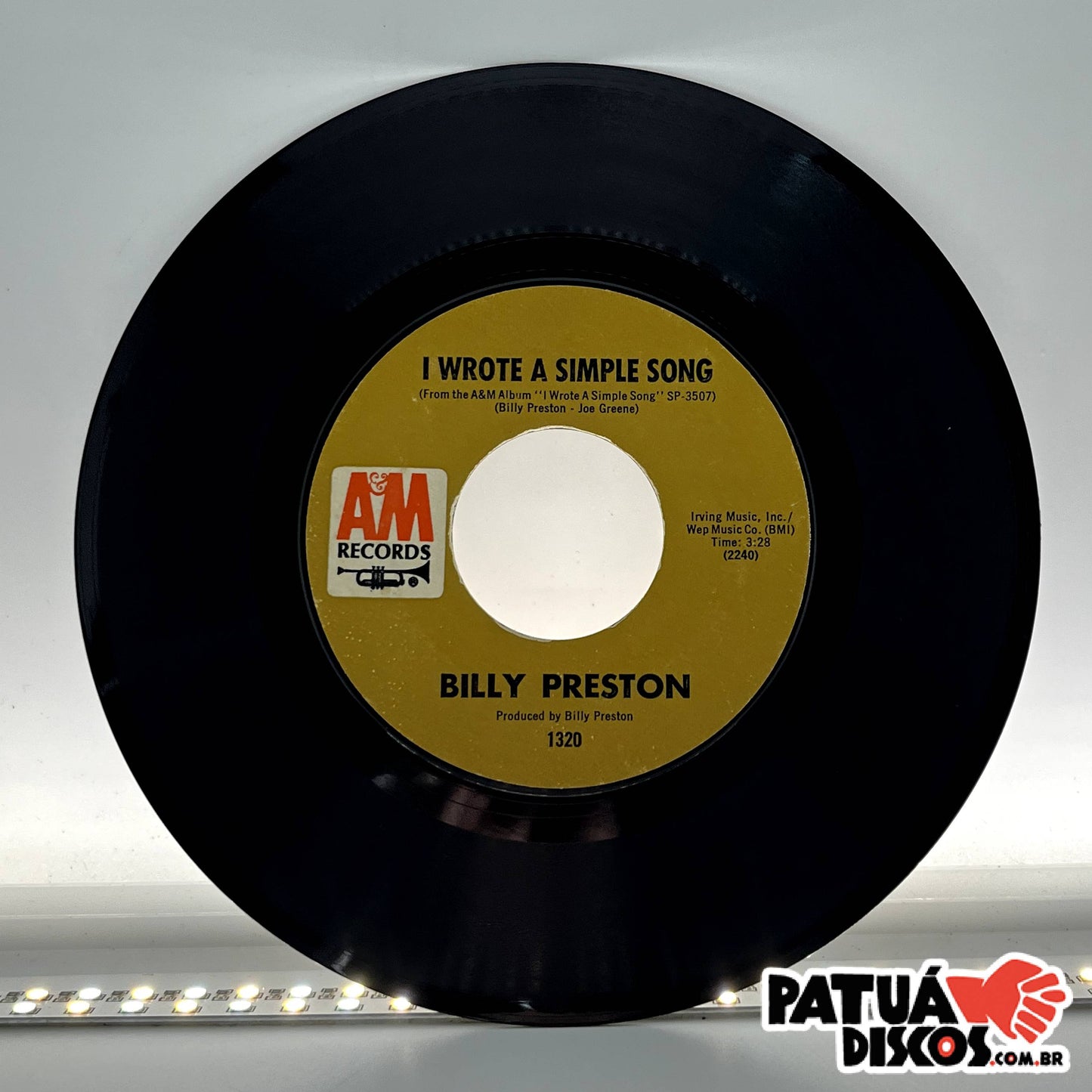 Billy Preston - Outa-Space / I Wrote A Simple Song - 7"