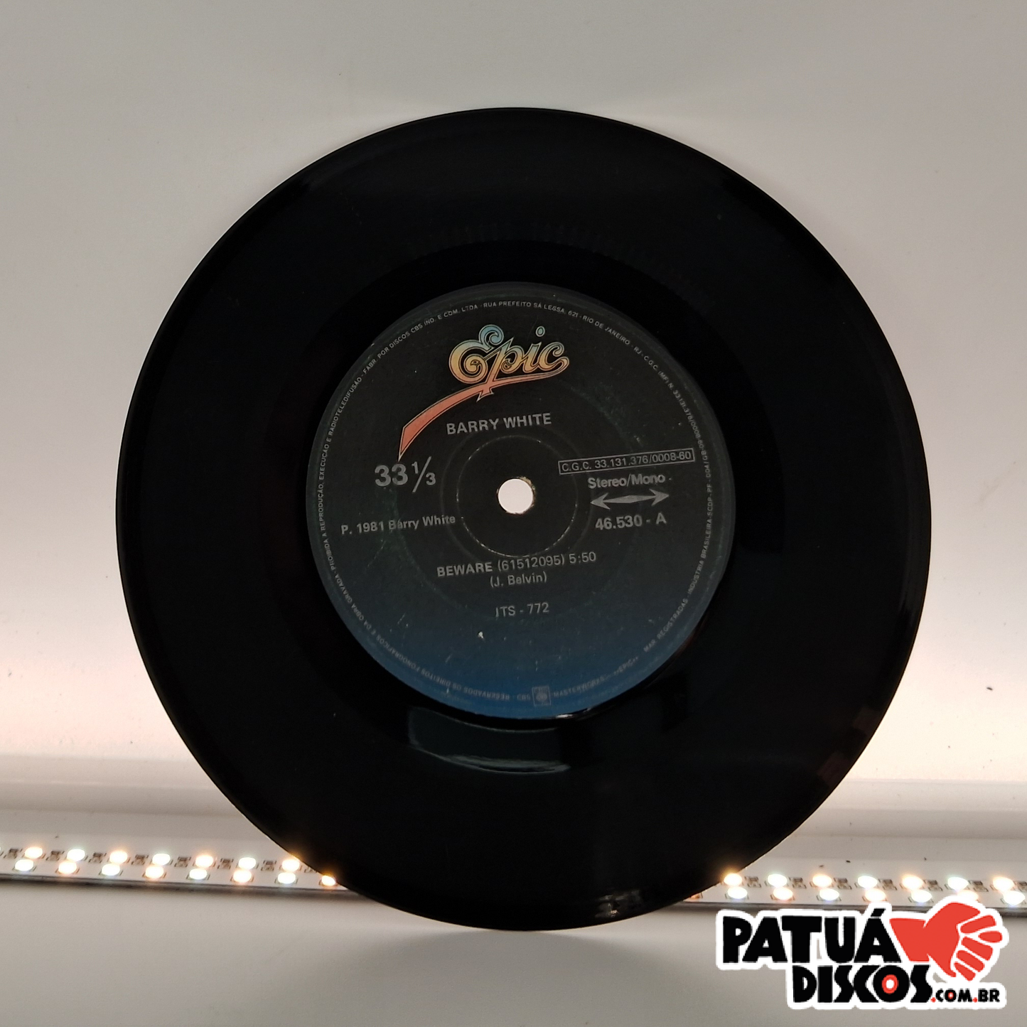 Barry White - Beware - 7"