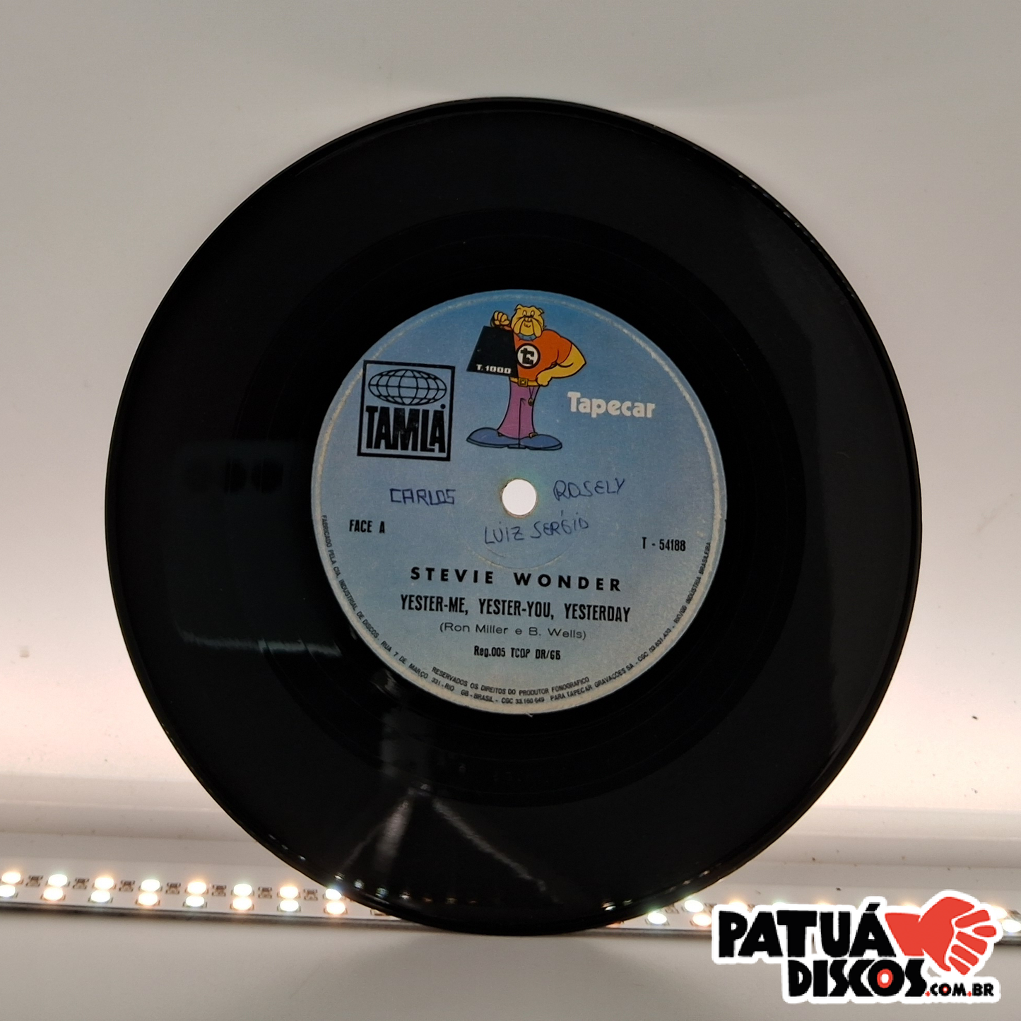 Stevie Wonder - Yester-Me, Yester-You, Yesterday - 7"