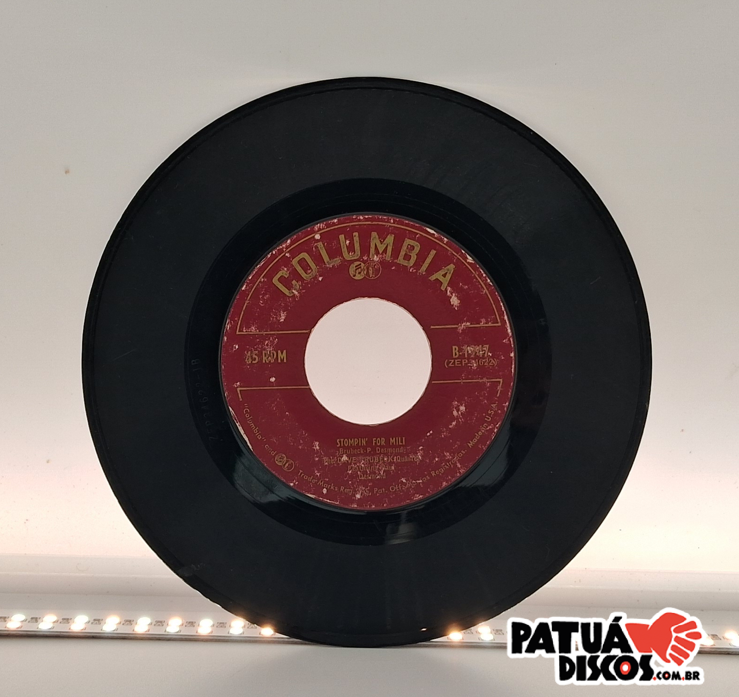 The Dave Brubeck Quartet - Stompin' For Mili - 7"