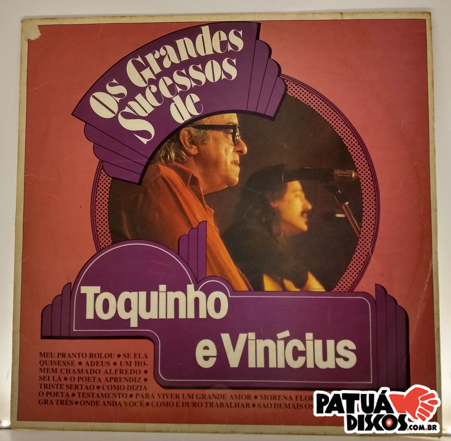 Toquinho E Vinicius - Os Grandes Sucessos De Toquinho E Vinicius - LP
