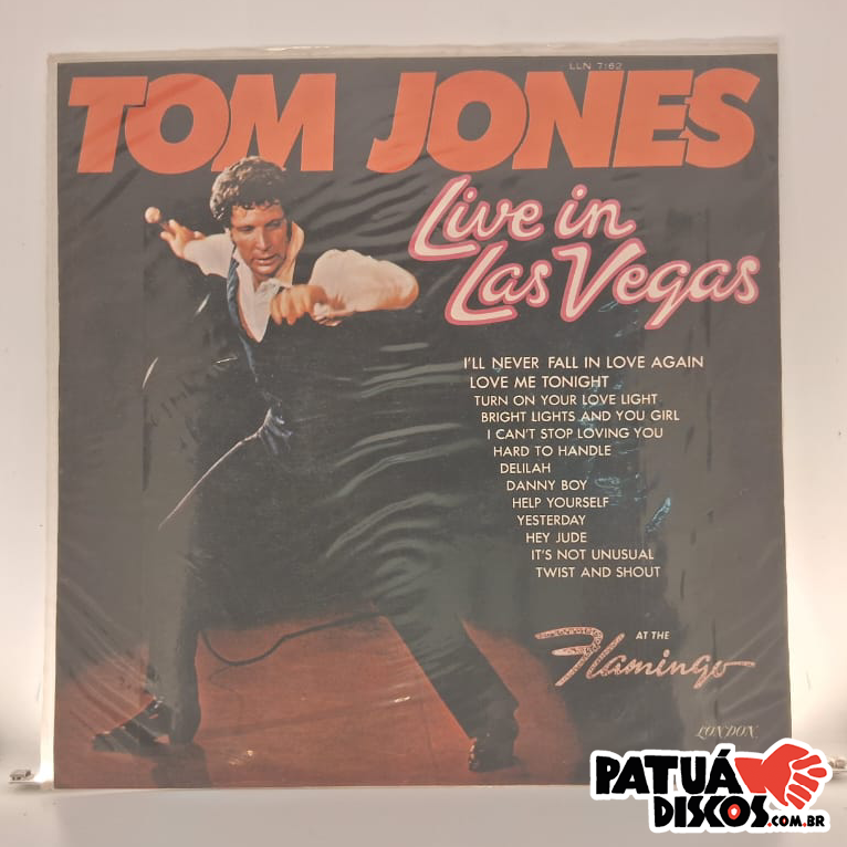 Tom Jones - Live In Las Vegas - LP