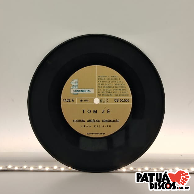 Tom Zé - Augusta, Angélica, Consolação - 7"