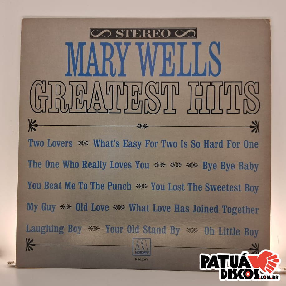 Mary Wells - Greatest Hits - LP