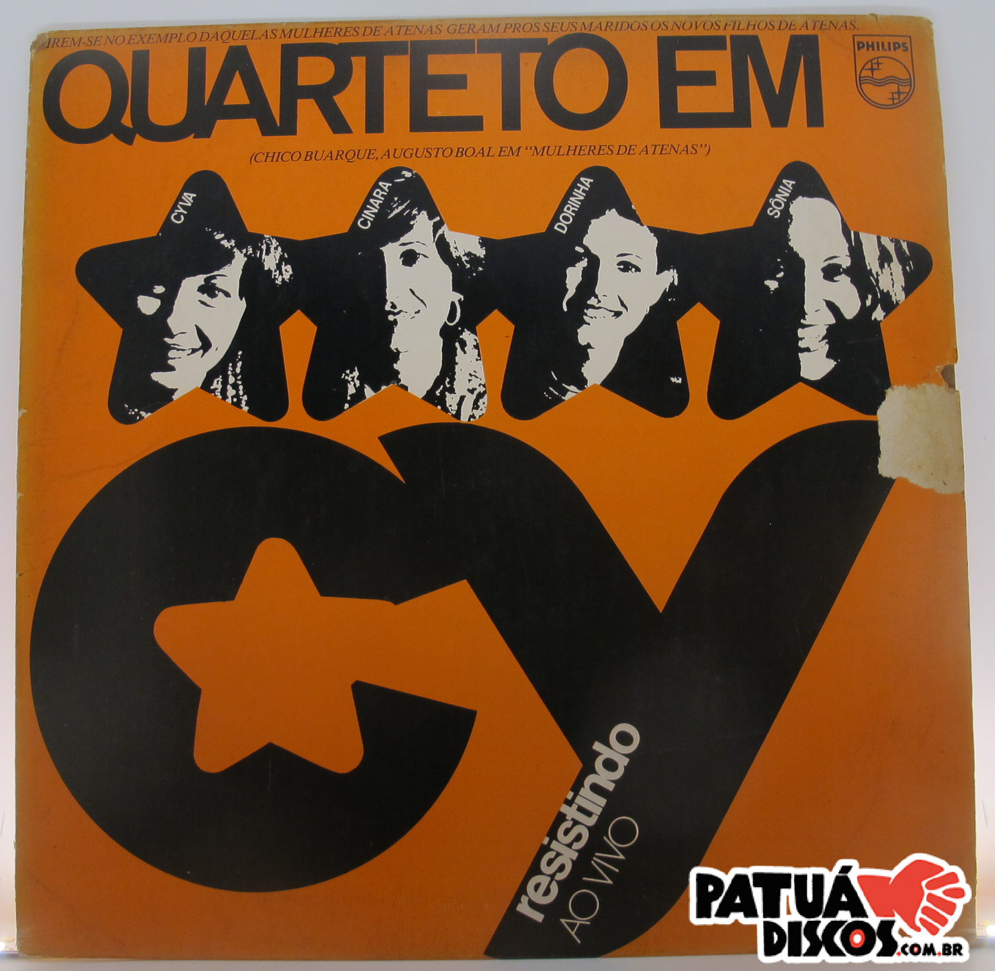 Quarteto Em Cy - Resistindo - Ao Vivo - LP