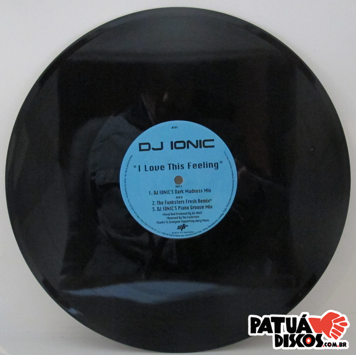 DJ Ionic - I Love This Feeling - 12"