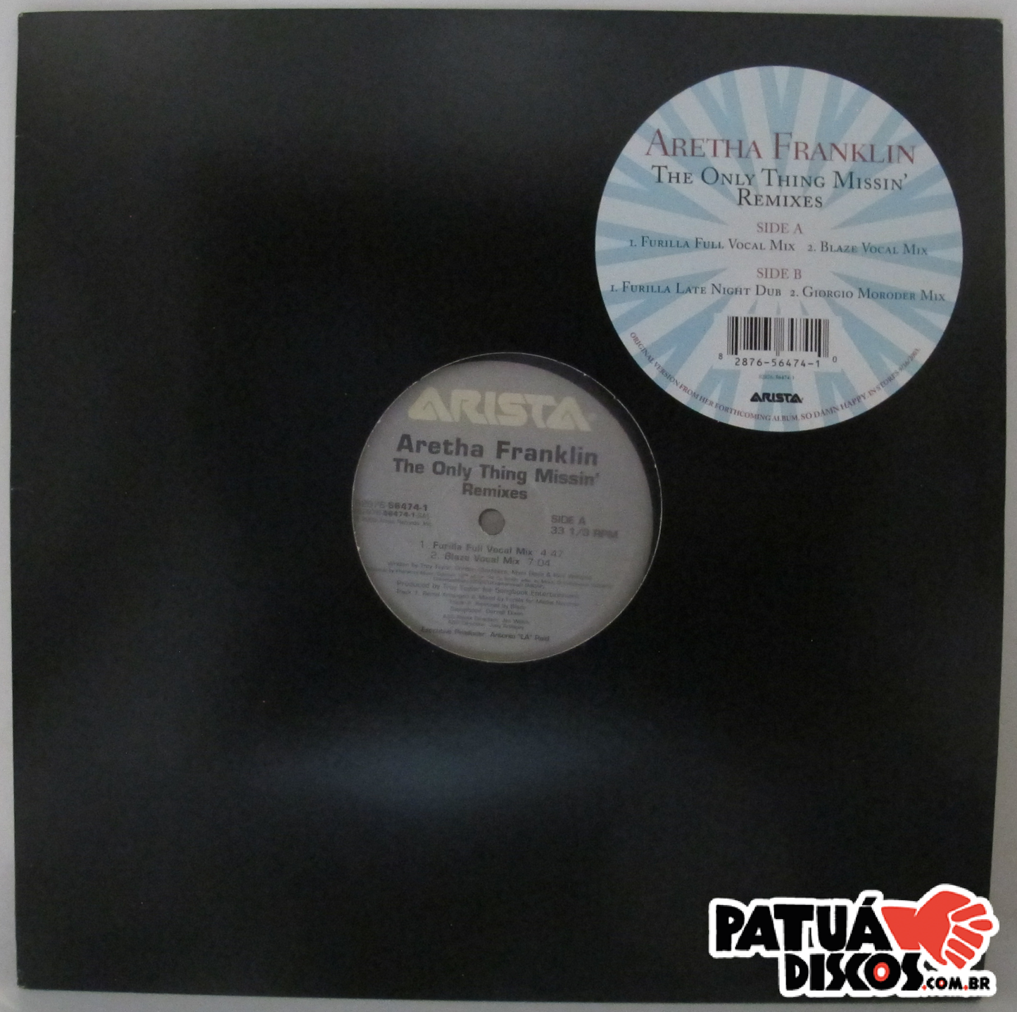 Aretha Franklin - The Only Thing Missin' (Remixes) - 12"