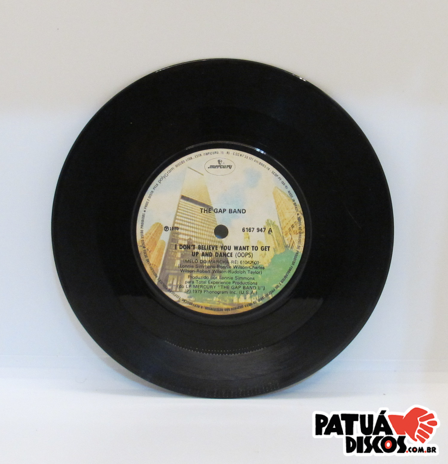 The Gap Band - I Don't Believe You Want To Get Up And Dance (Oops) / Steppin' Out - 7"