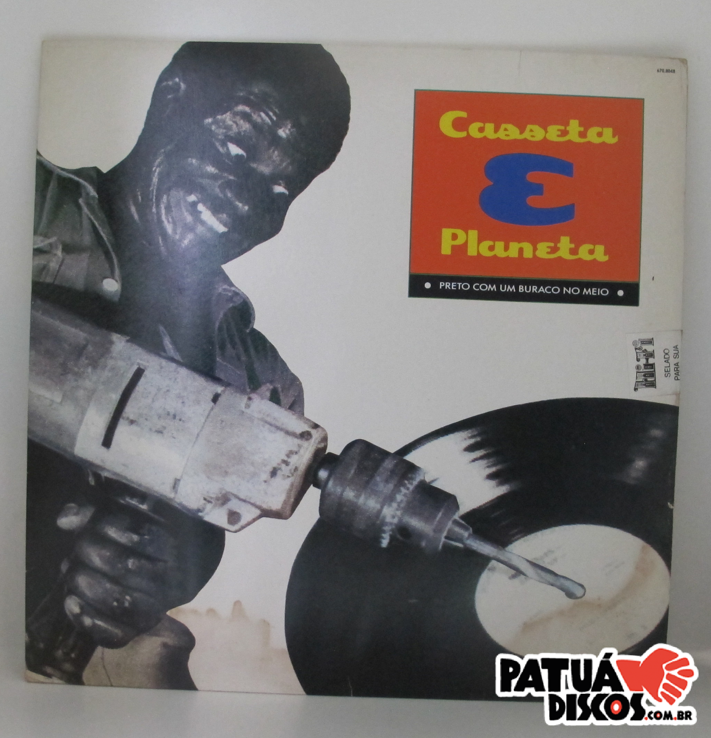 Casseta & Planeta - Preto Com Um Buraco No Meio - LP