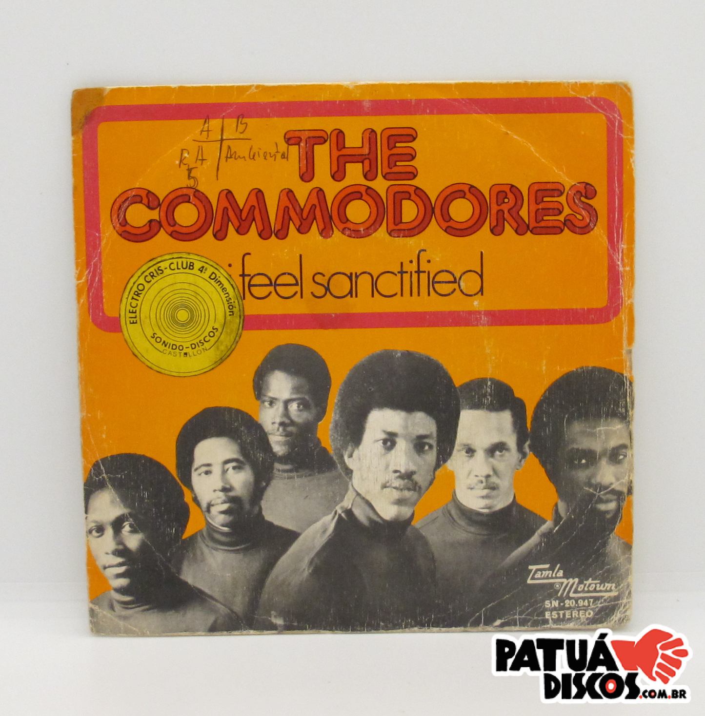The Commodores - I Feel Sanctified - 7"