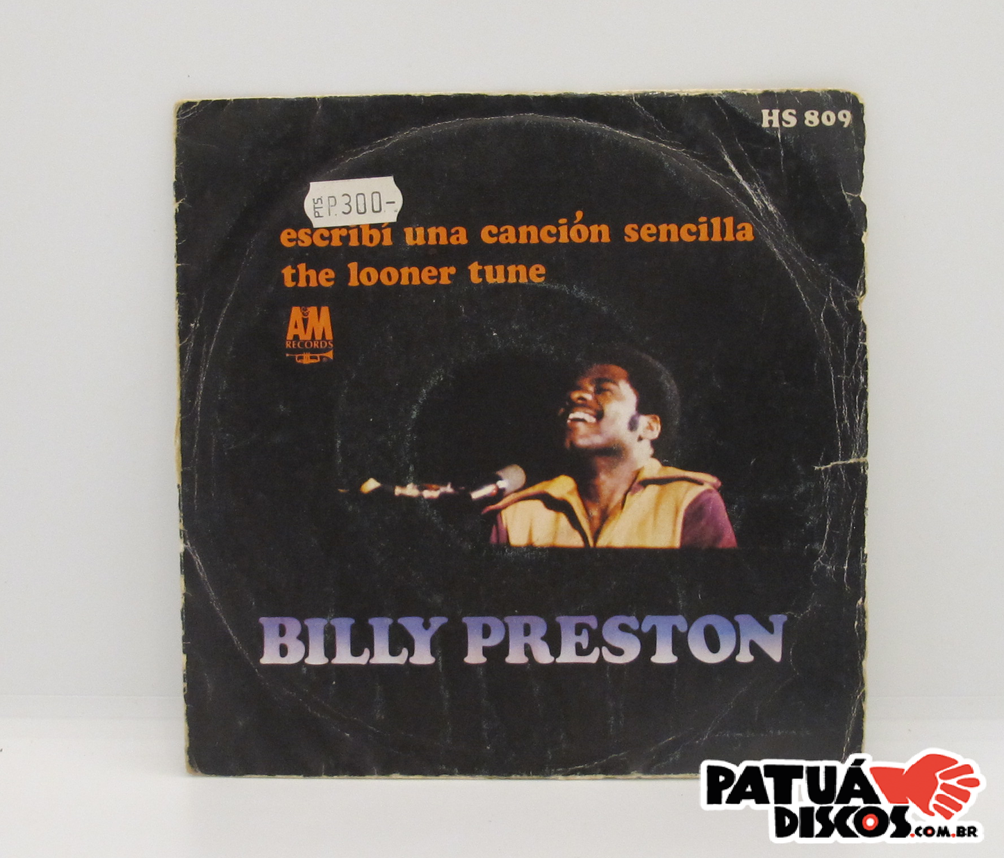 Billy Preston - Escribí Una Canción Sencilla / The Looner Tune - 7"