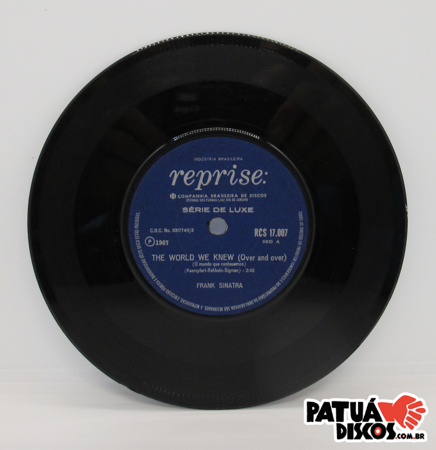 Frank Sinatra - The World We Knew (Over And Over) / You Are There - 7"