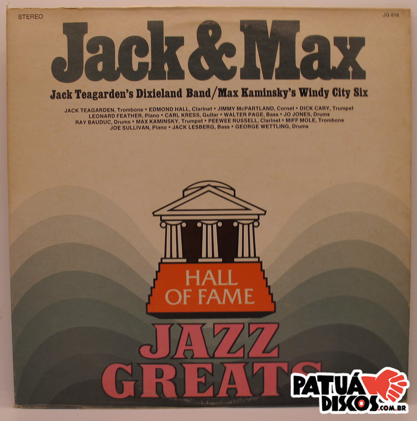 Jack Teagarden's Dixieland Band / Max Kaminsky's Windy City Six - Jack & Max - LP