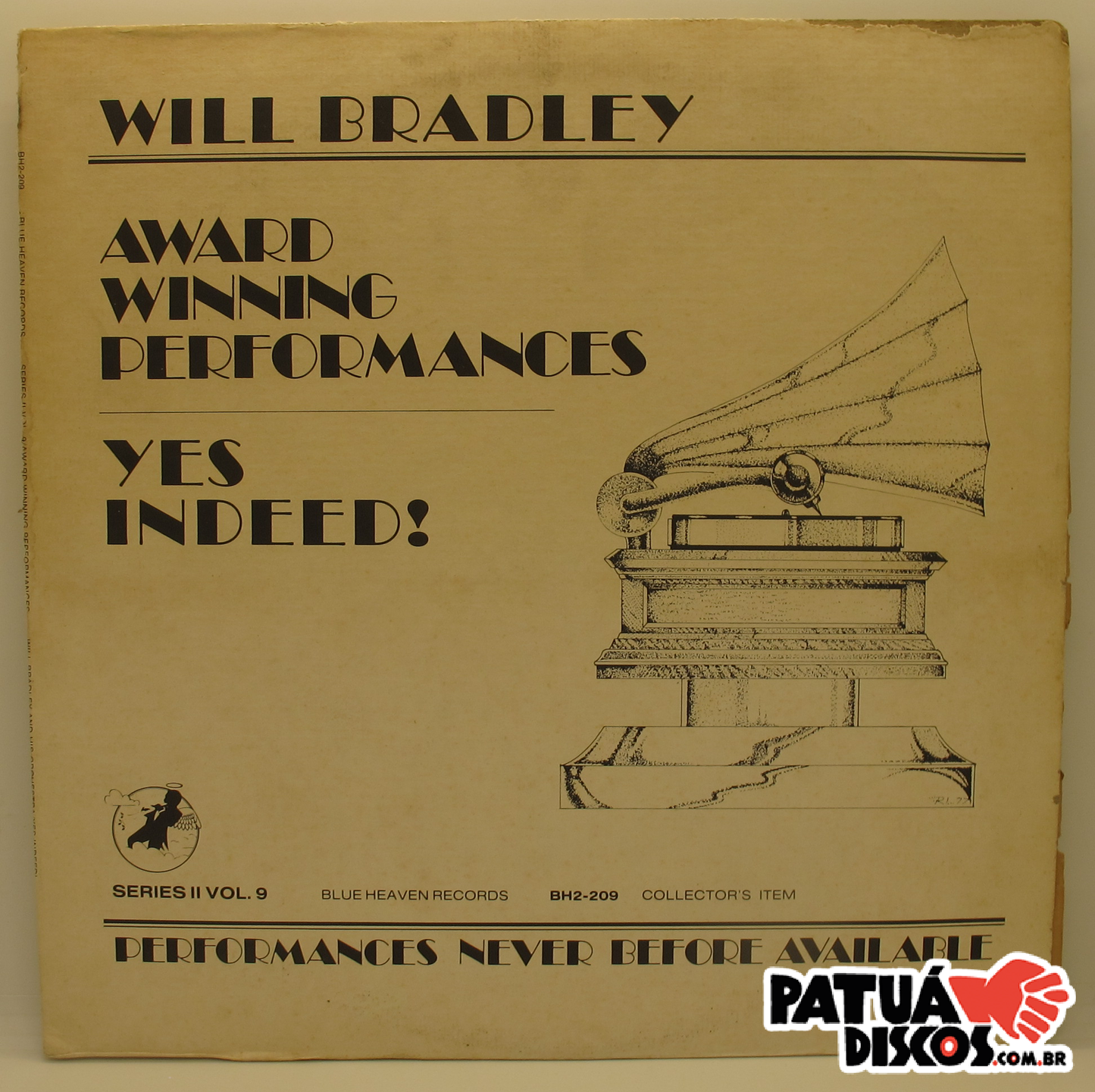 Will Bradley - Award Winning Performances Yes Indeed! - LP