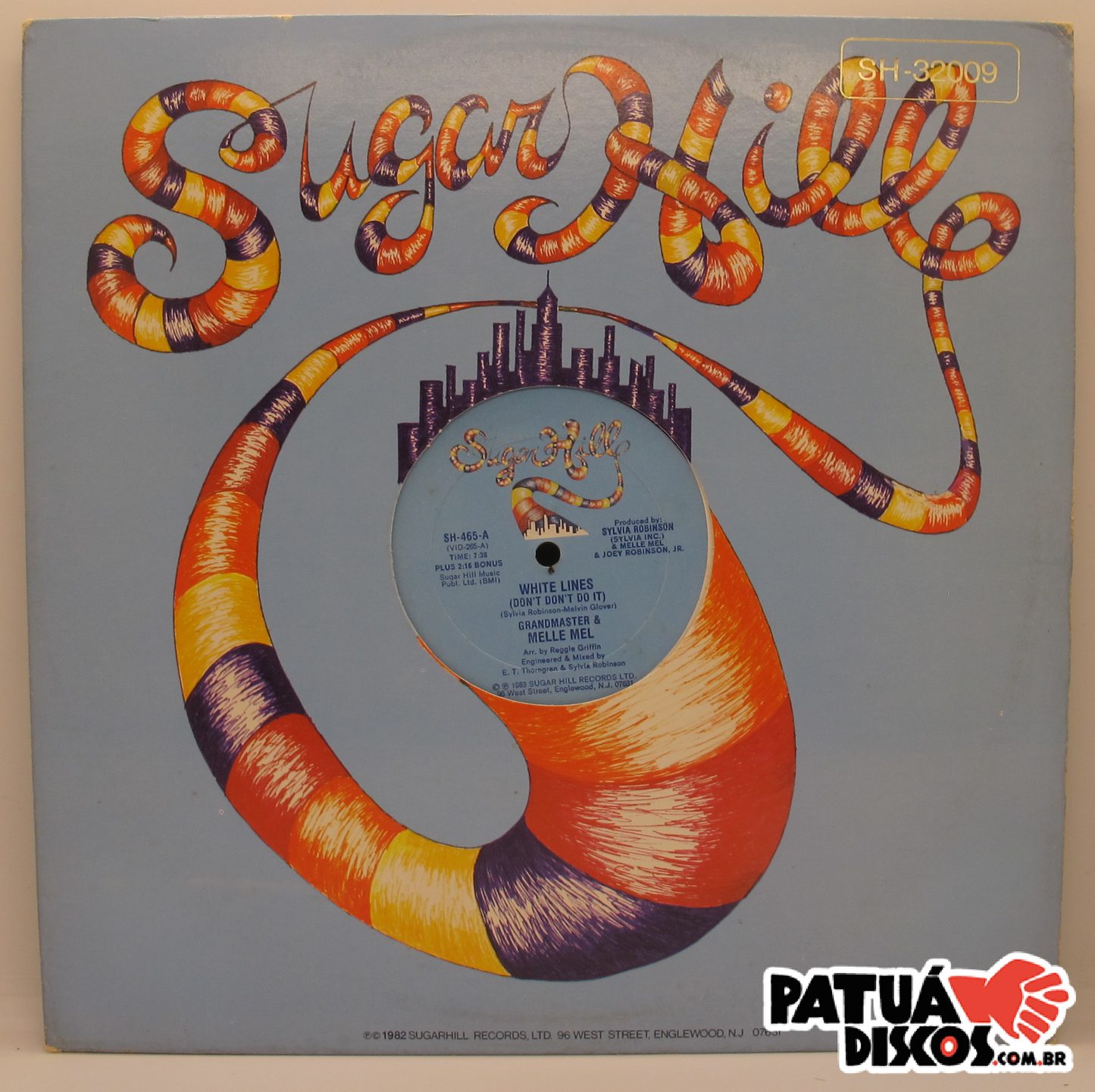 Grandmaster Flash & Melle Mel - White Lines (Don't Don't Do It) / Melle Mel's Groove - LP