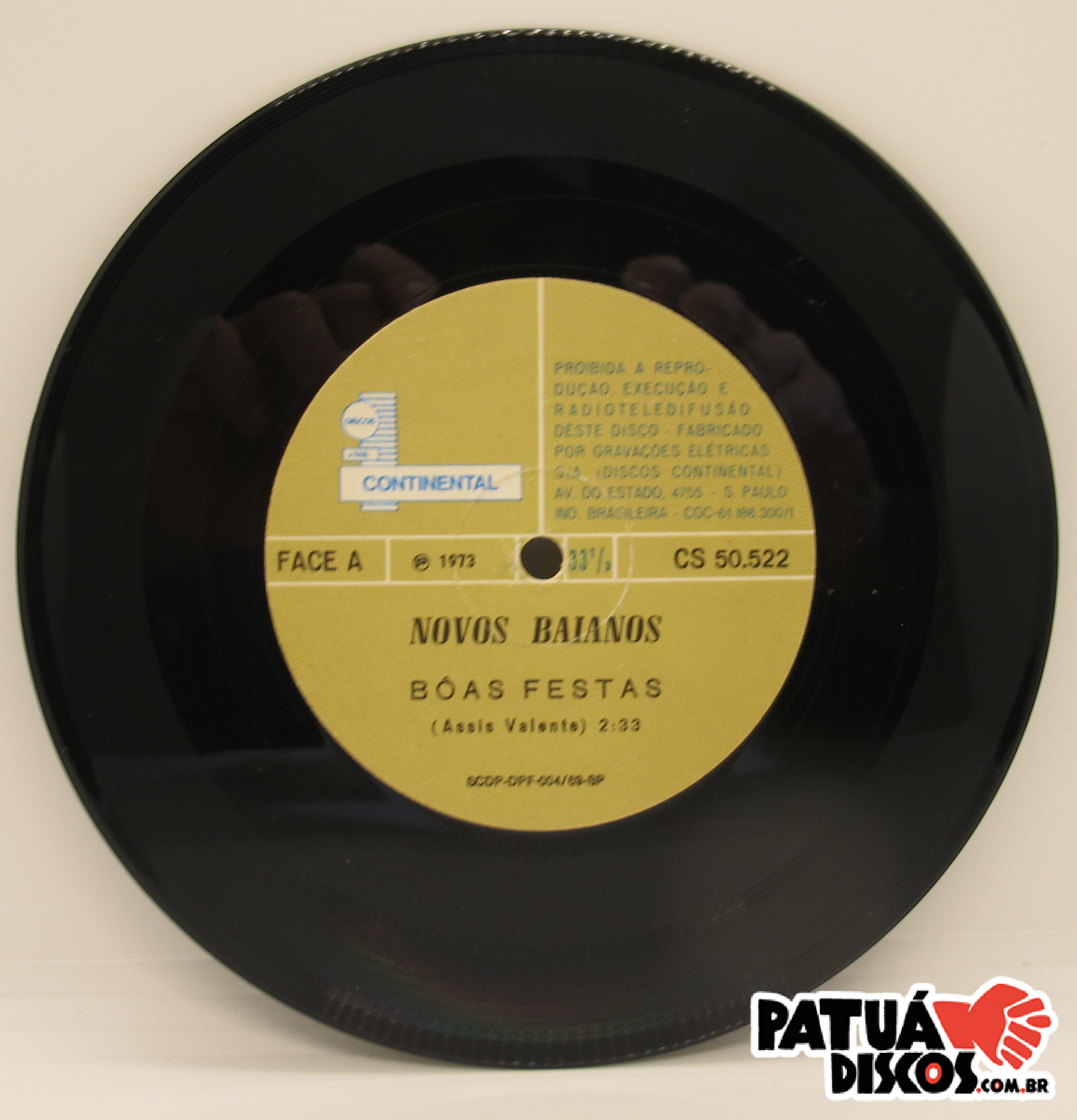 Novos Baianos - Bôas Festas - 7"