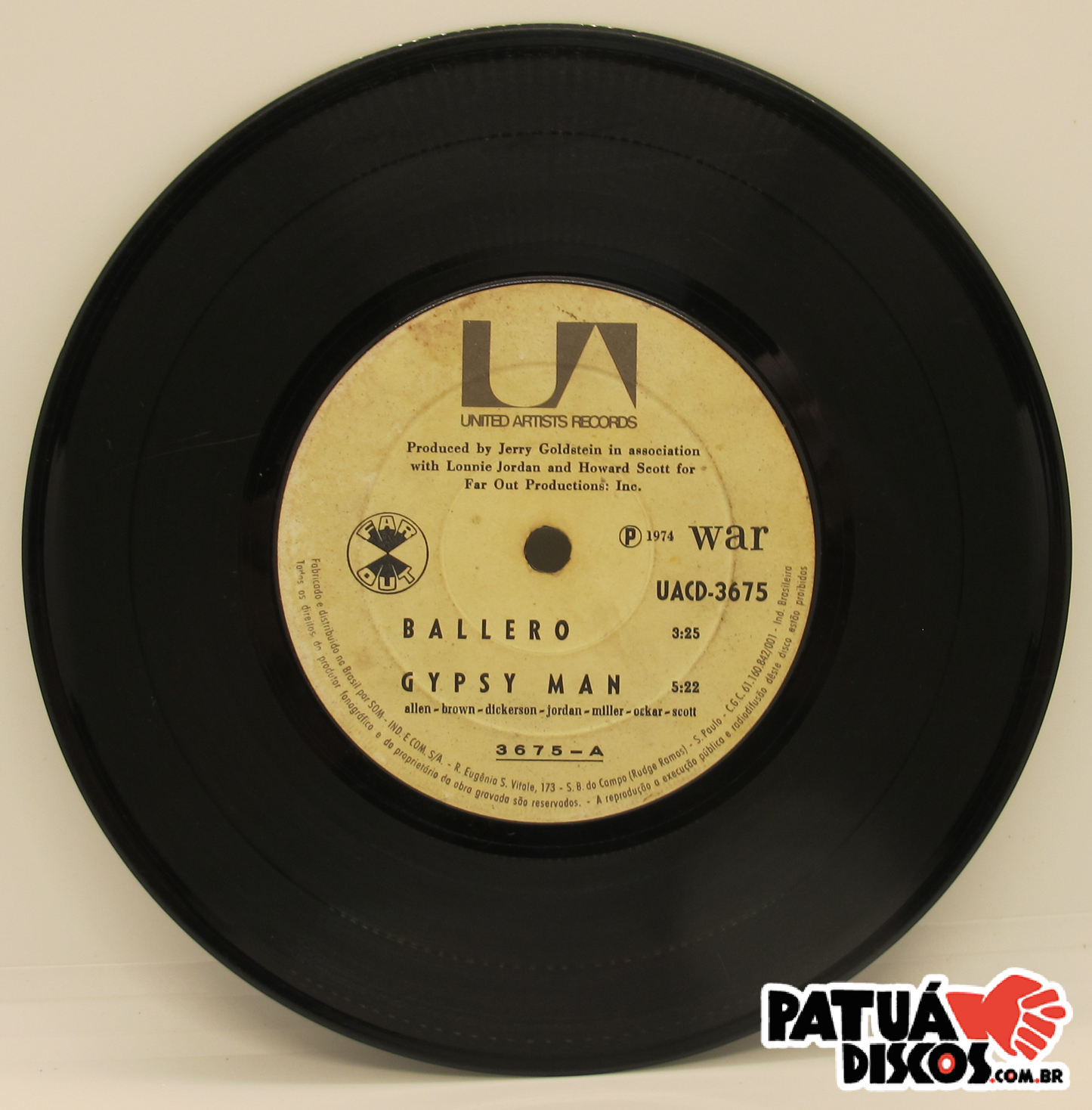 WAR - WAR - 7"