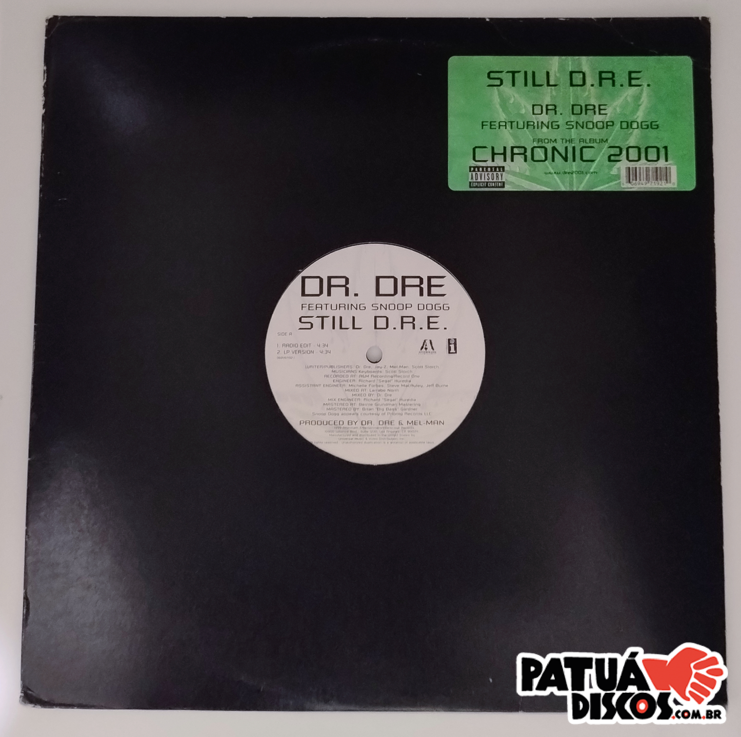 Dr. Dre Featuring Snoop Dogg - Still D.R.E. - 12"