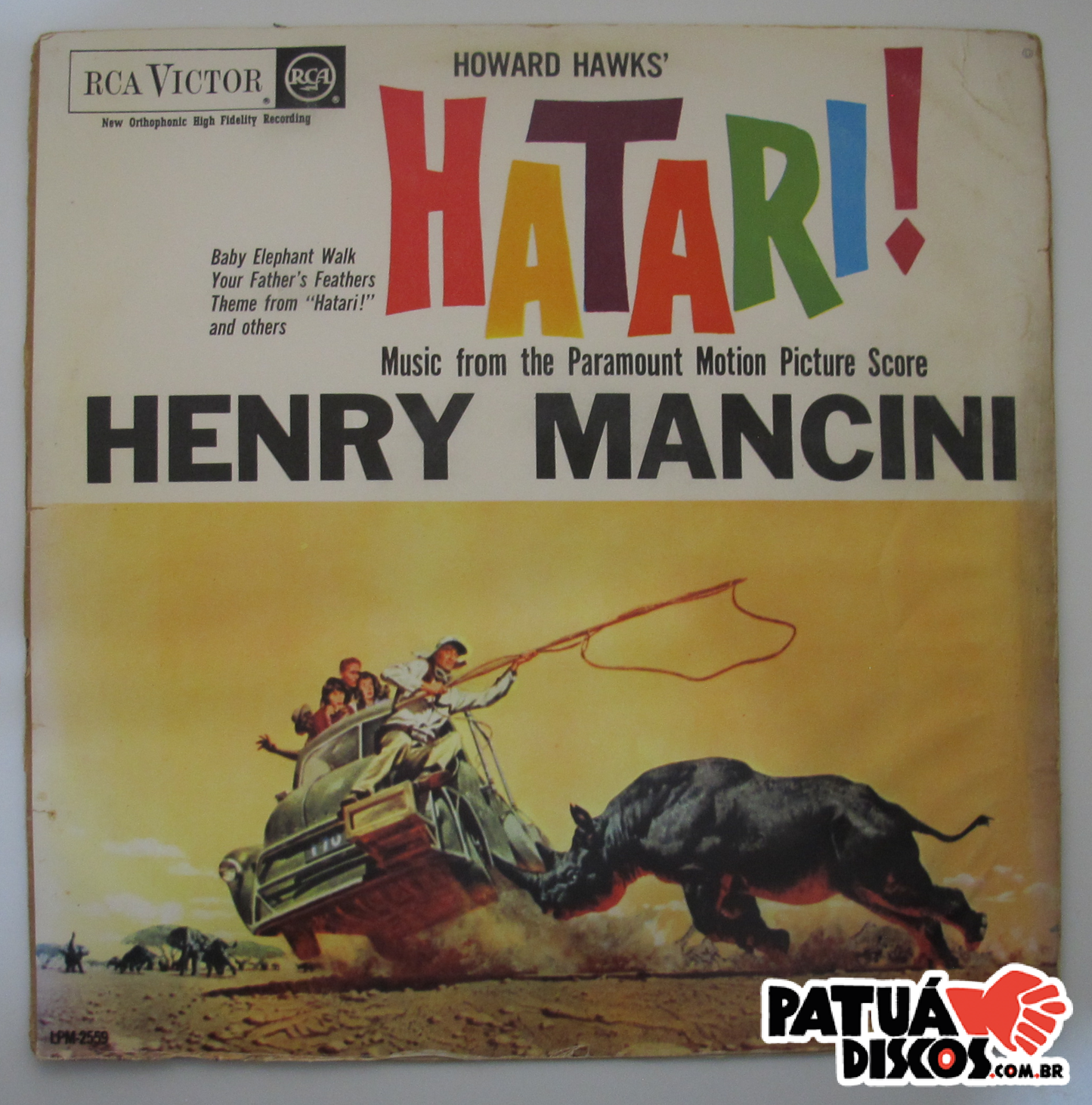 Henry Mancini - Hatari! (Music From The Motion Picture Score) - LP