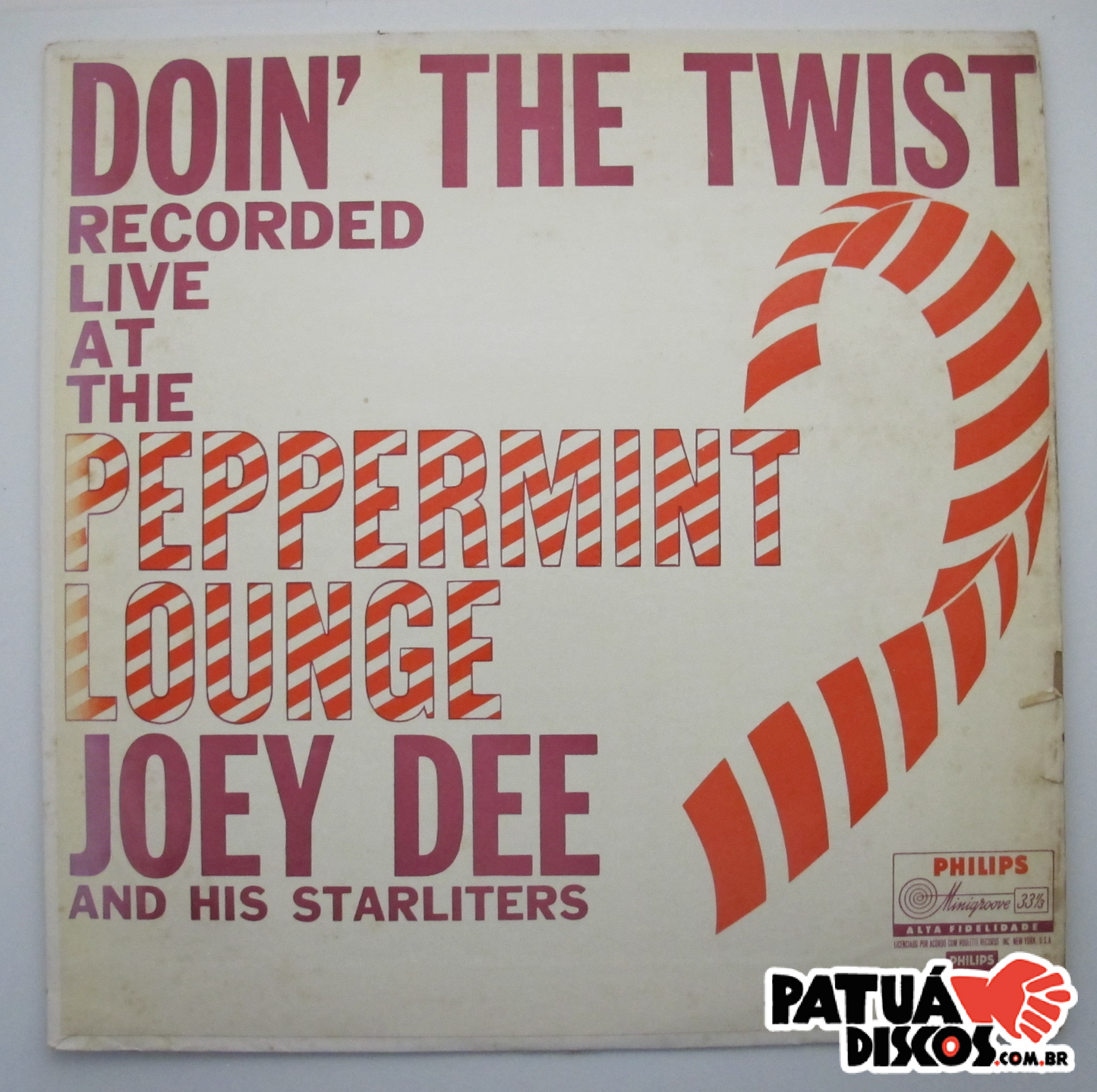 Joey Dee And His Starliters - Doin' The Twist At The Peppermint Lounge - 12"