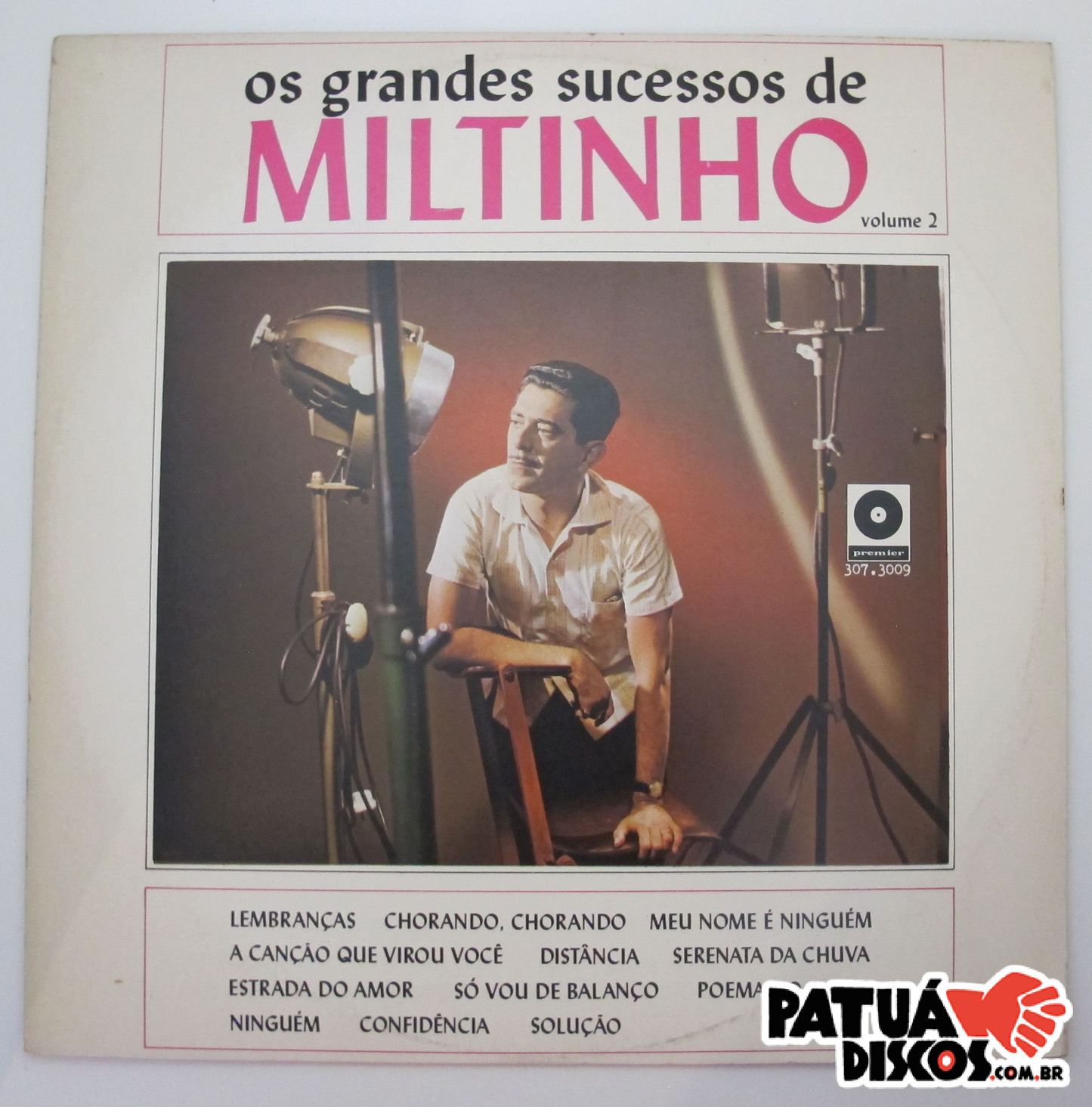 Miltinho - Os Grandes Sucessos De Miltinho Volume 2 - LP