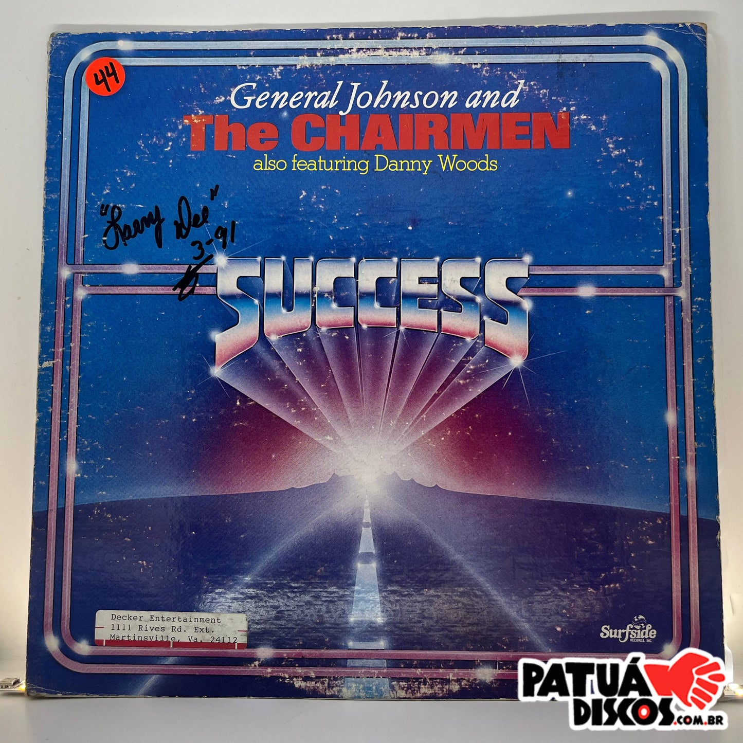 General Johnson And The Chairman - Also Featuring Danny Woods - Success LP