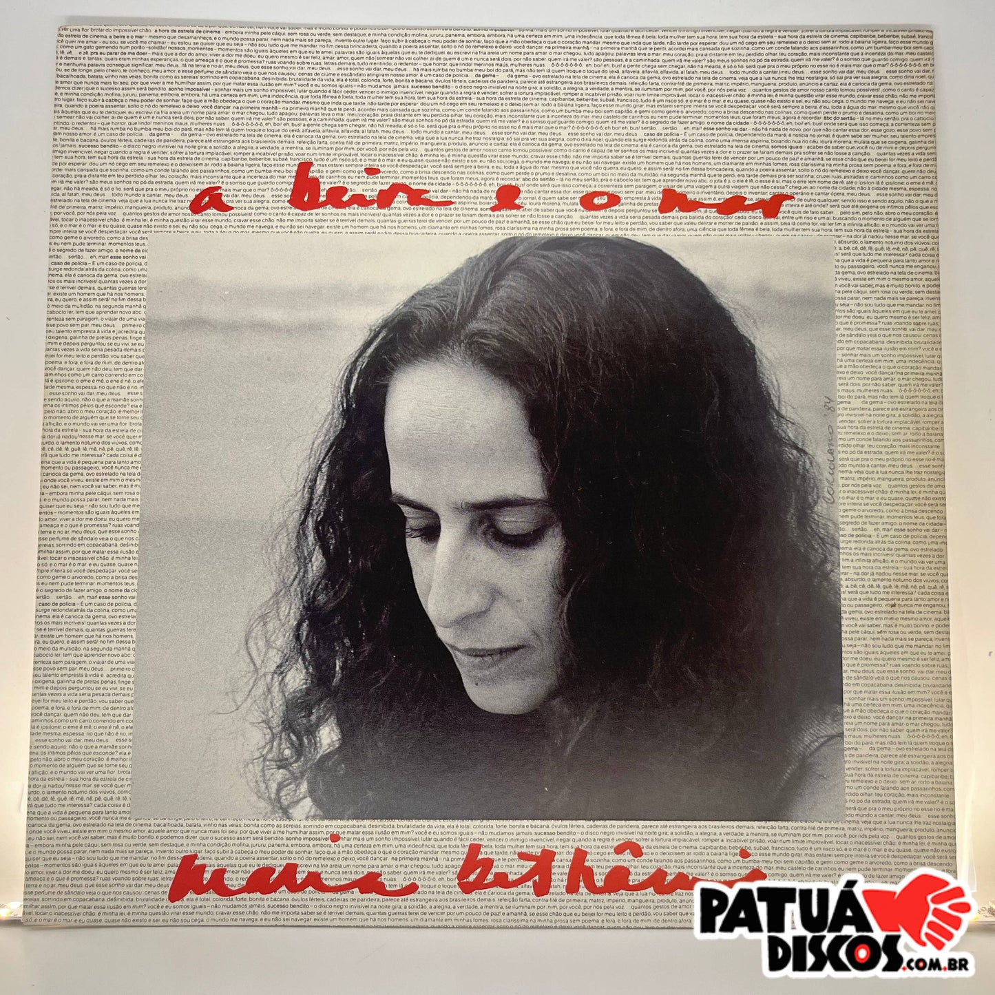 Maria Bethânia - A Beira E O Mar - LP