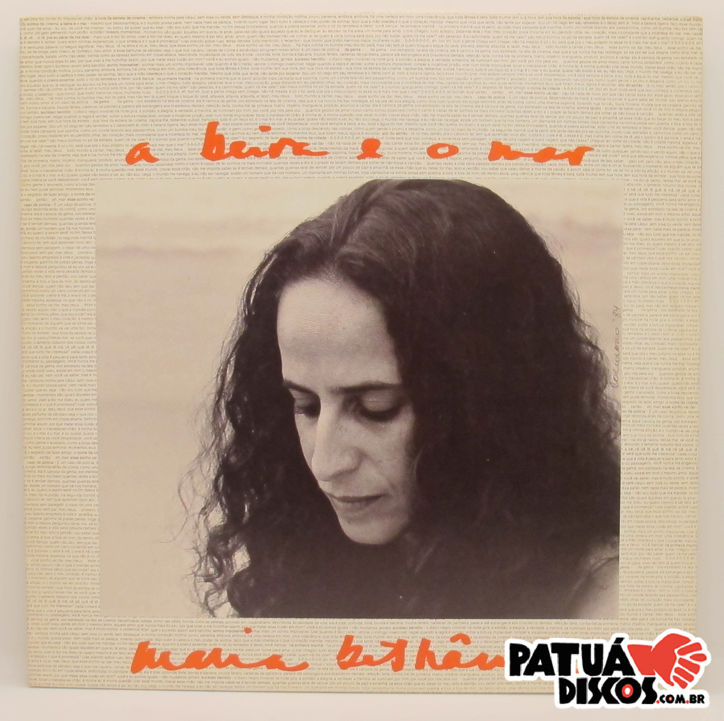 Maria Bethânia - A Beira E O Mar - LP