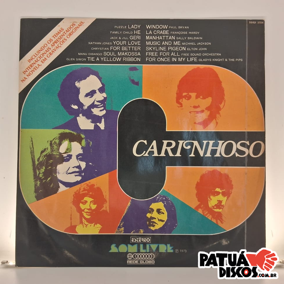 Vários Artistas - Carinhoso - Trilha Sonora da Novela - LP
