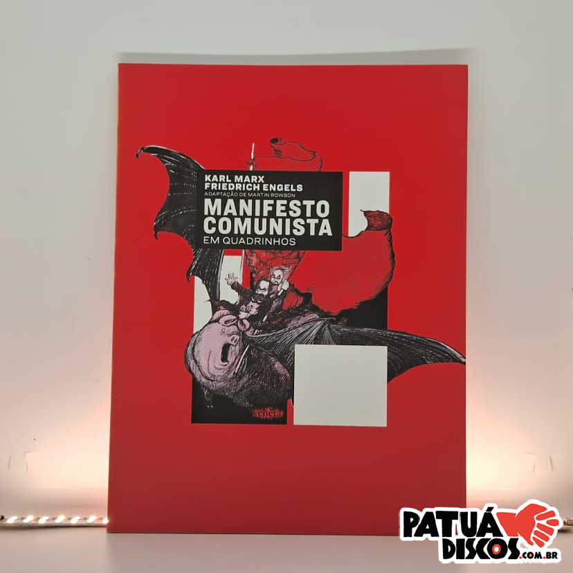 Karl Marx, Friedrich Engels, adap. Martin Rowson: Manifesto Comunista Em Quadrinhos - Livro